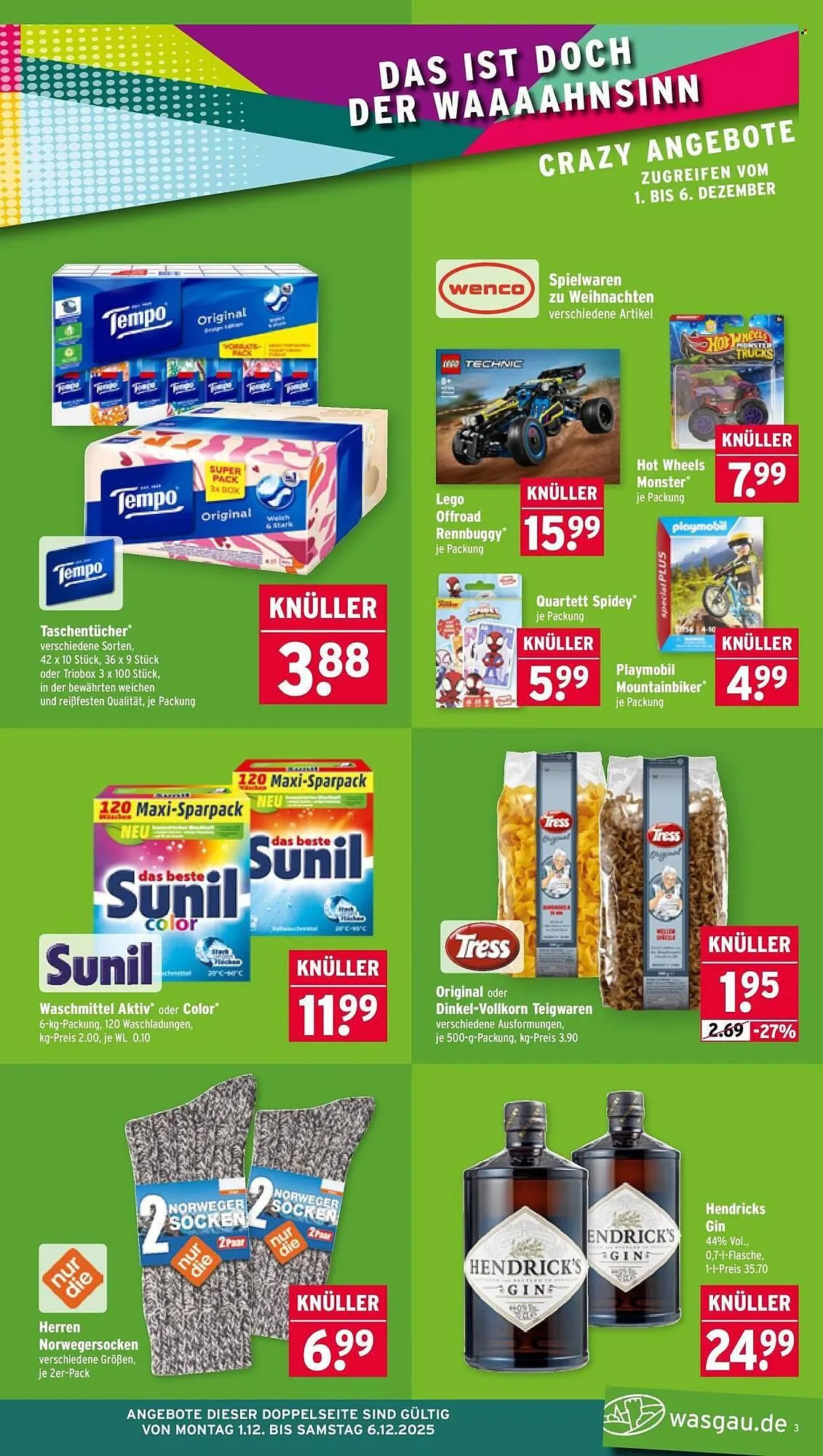 Wasgau Prospekt von 1. Dezember bis 6. Dezember 2025 - Prospekt seite 3