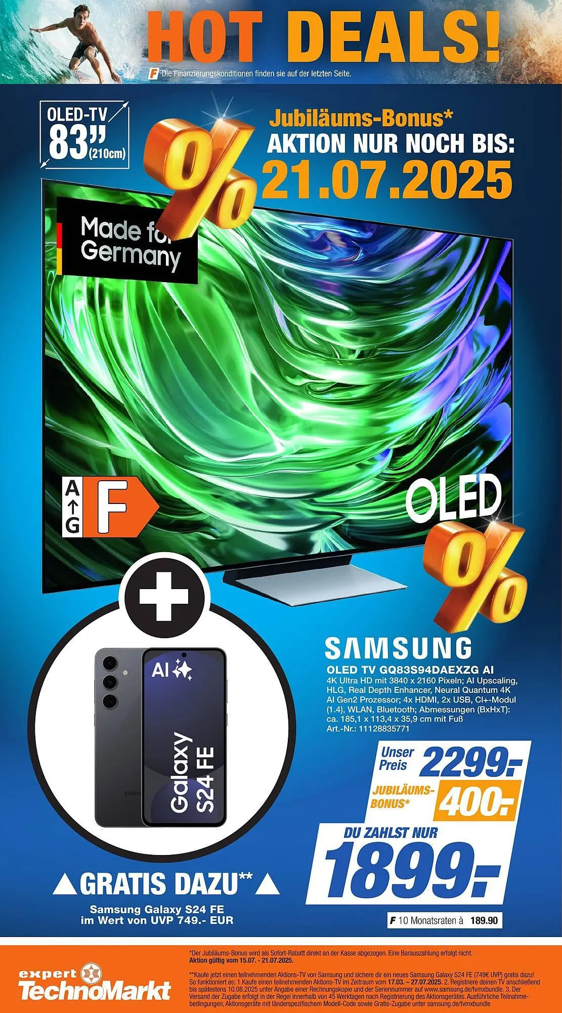 Expert Technomarkt Prospekt von 18. Juli bis 25. Juli 2025 - Prospekt seite 2