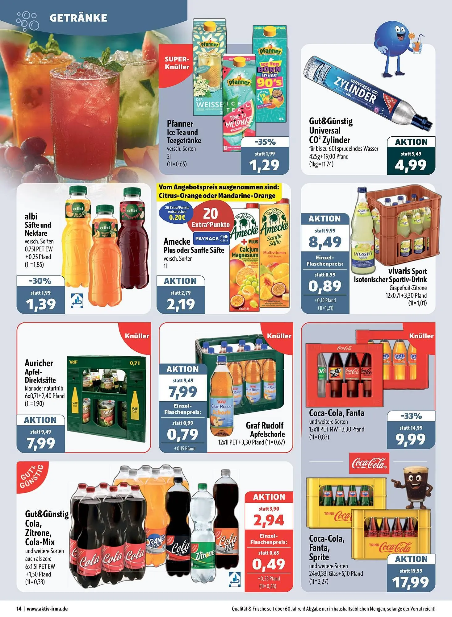 Aktiv Irma Prospekt von 30. Juni bis 5. Juli 2025 - Prospekt seite 14