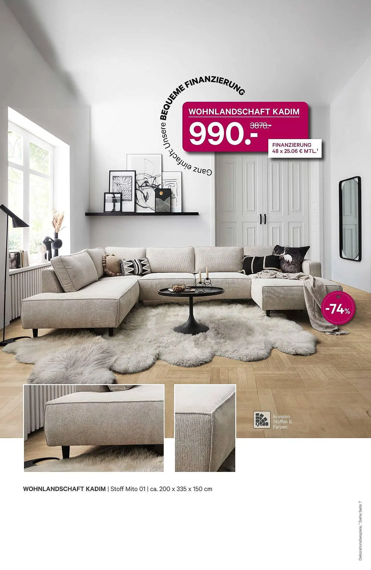 Kabs Polsterwelt Prospekt von 23. Mai bis 26. Juni 2025 - Prospekt seite 21