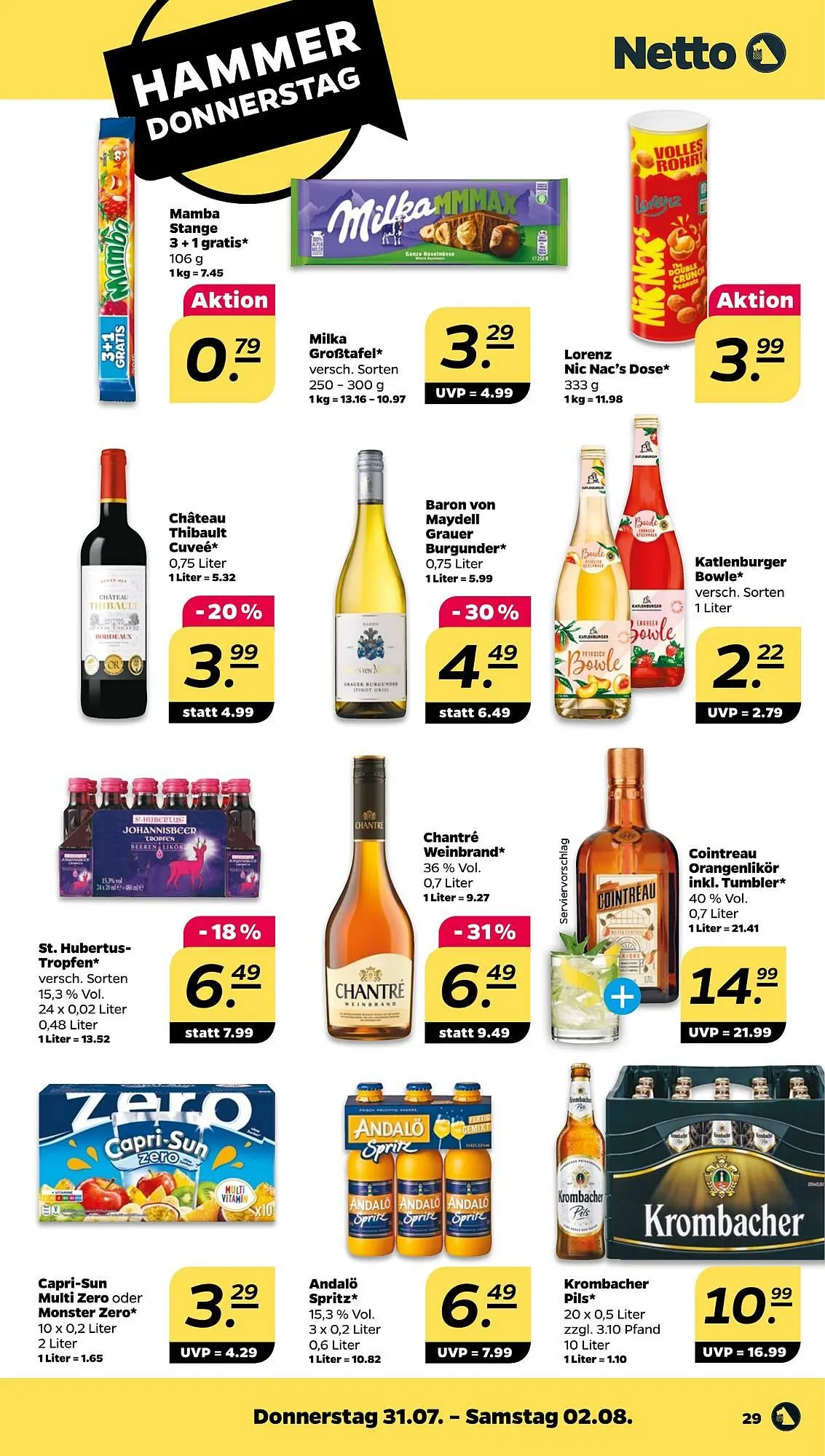NETTO Prospekt von 28. Juli bis 2. August 2025 - Prospekt seite 31