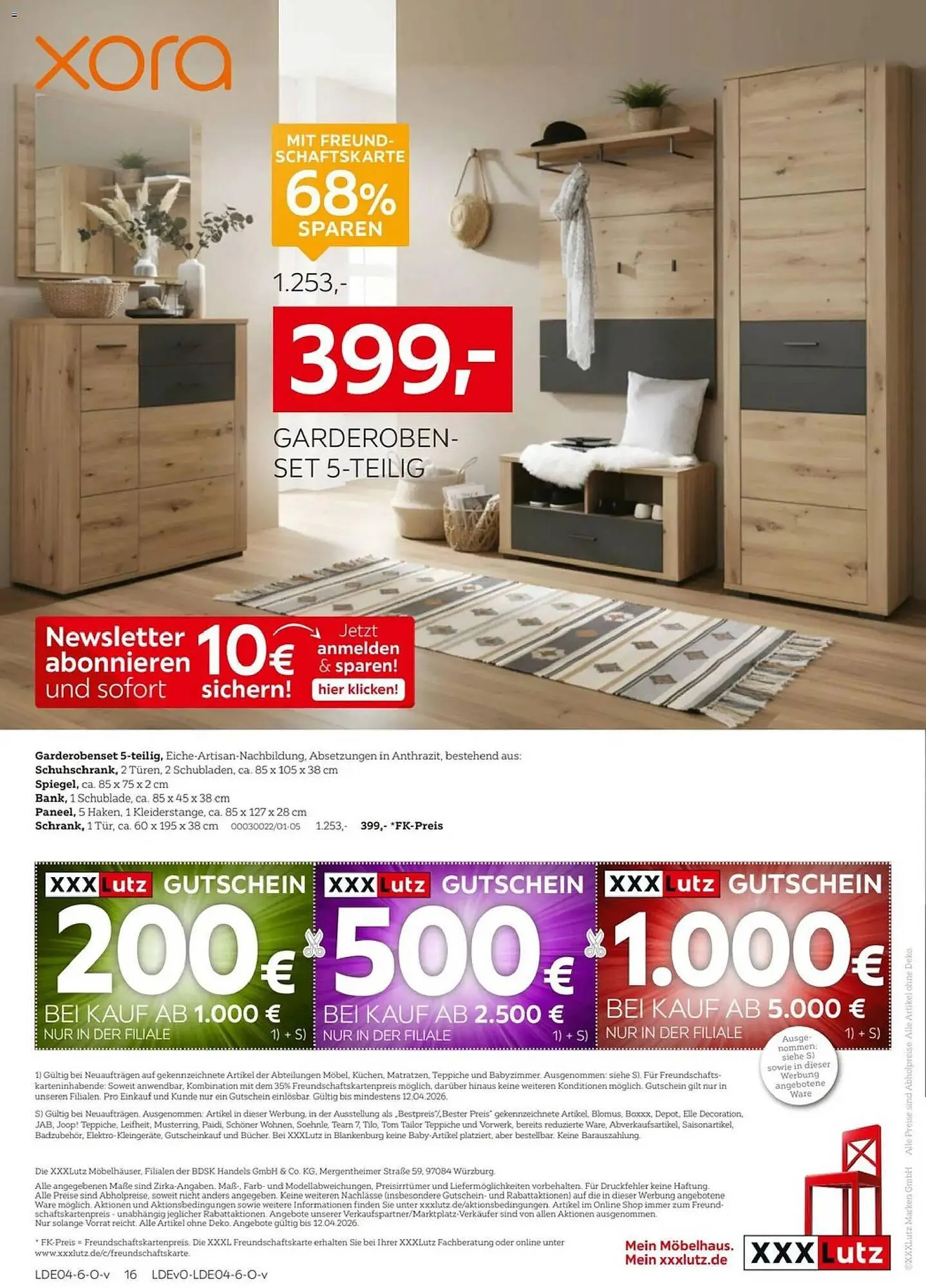 XXXLutz Prospekt von 29. März bis 12. April 2026 - Prospekt seite 16