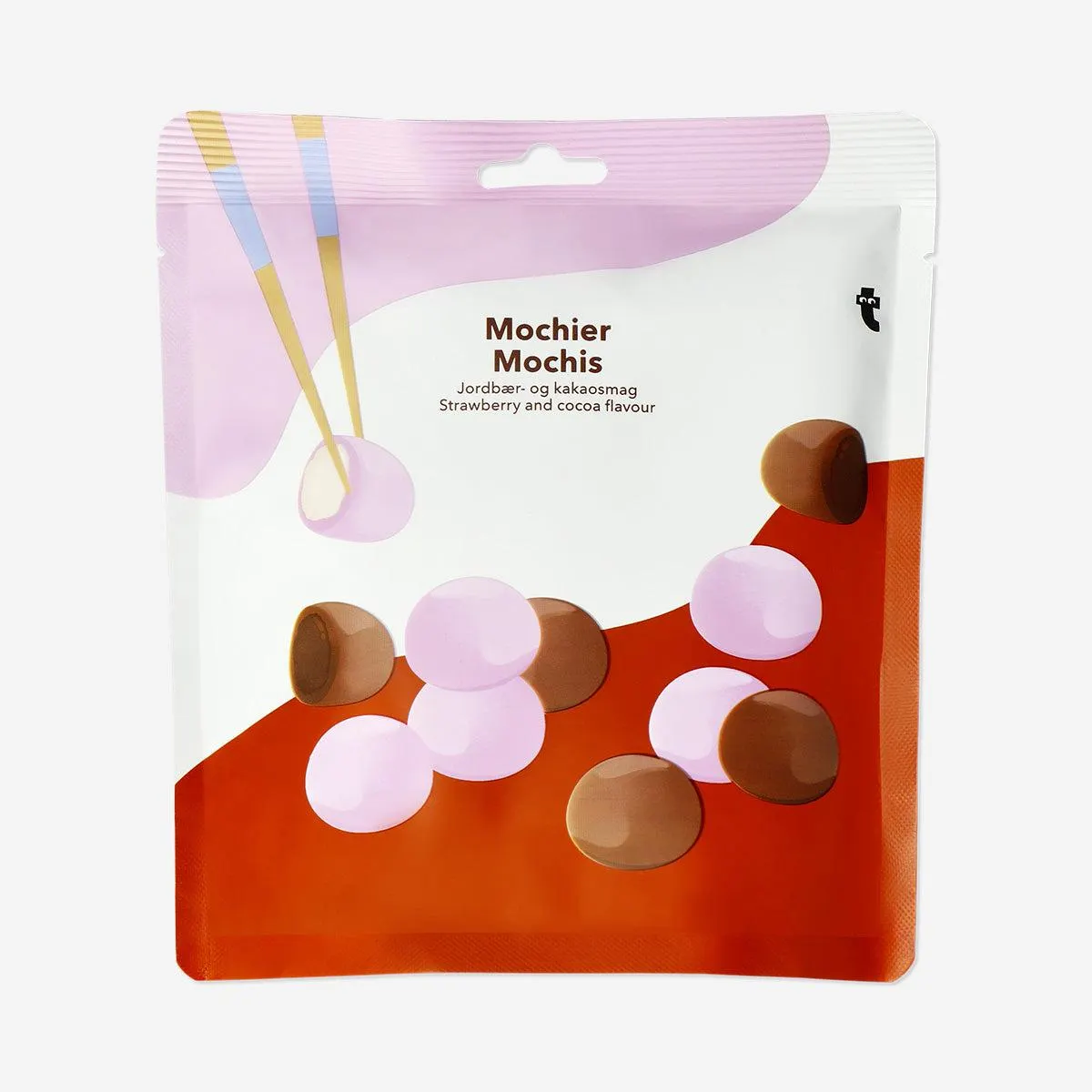 Mochi - Strawberry and cocoa flavour