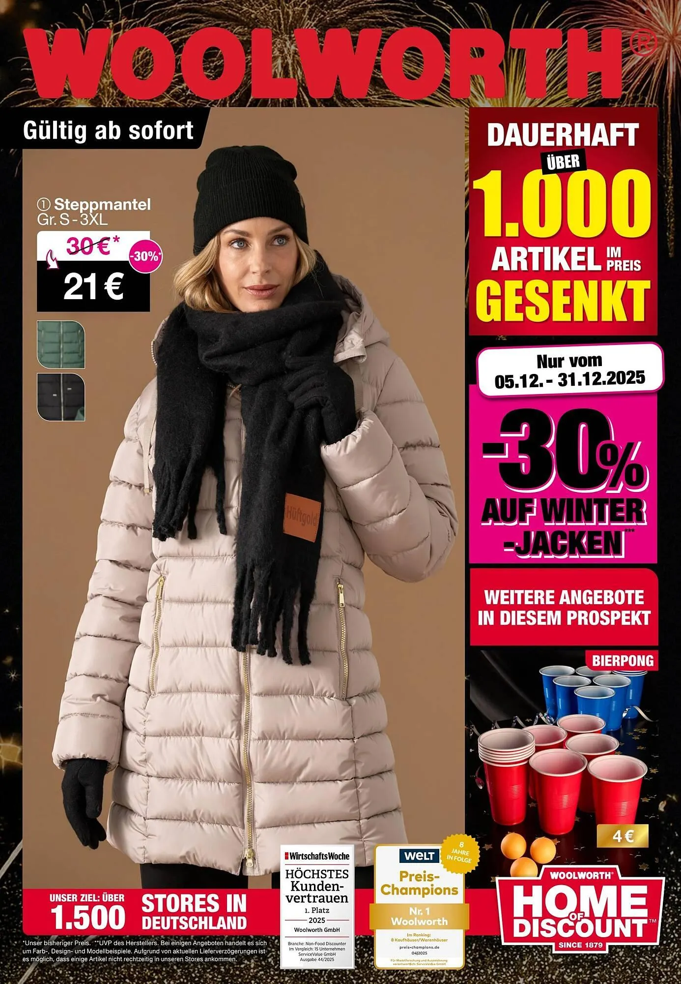 Woolworth Prospekt von 12. Dezember bis 23. Dezember 2025 - Prospekt seite 1