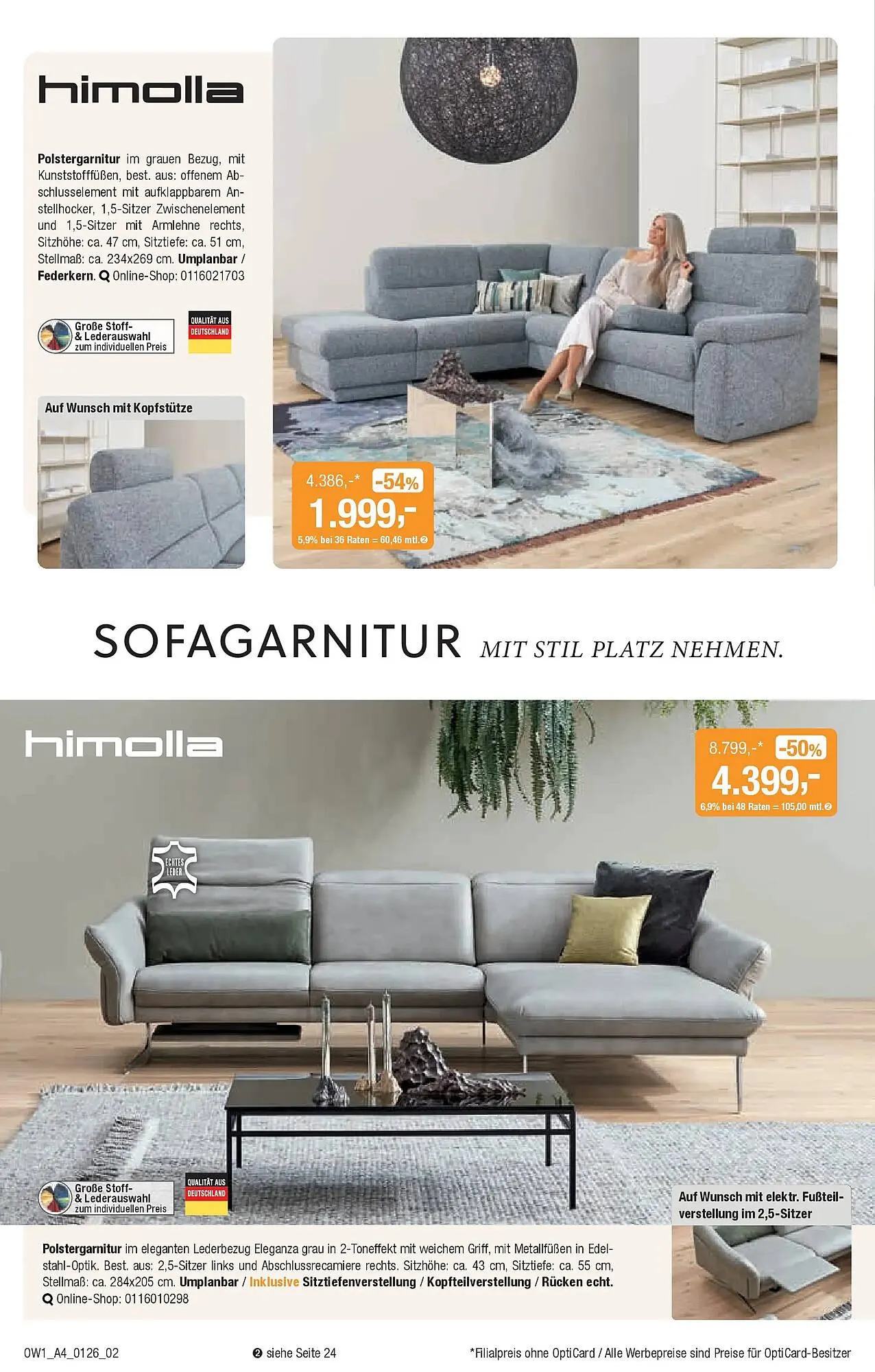 Opti Wohnwelt Prospekt von 18. Dezember bis 28. Januar 2026 - Prospekt seite 2