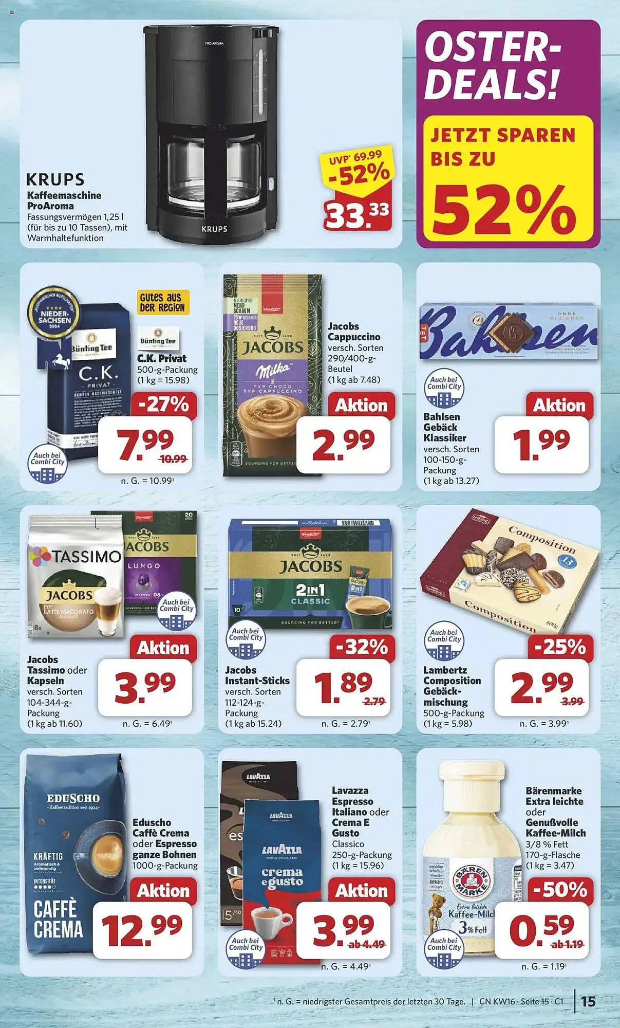 Combi Prospekt von 14. April bis 19. April 2025 - Prospekt seite 17