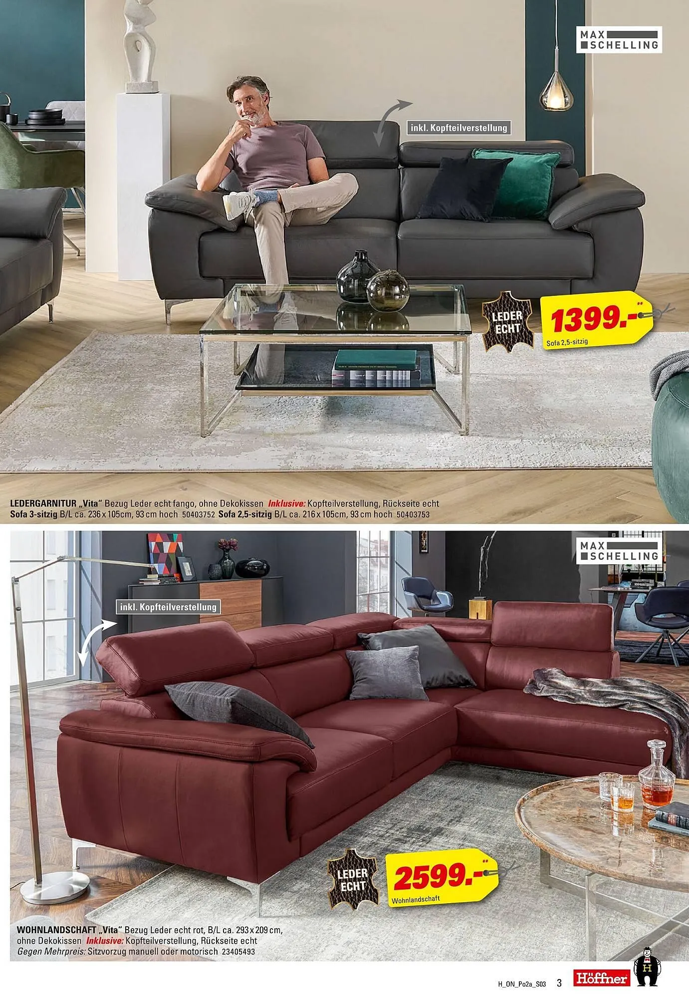 Höffner Prospekt von 30. Juli bis 12. August 2025 - Prospekt seite 3