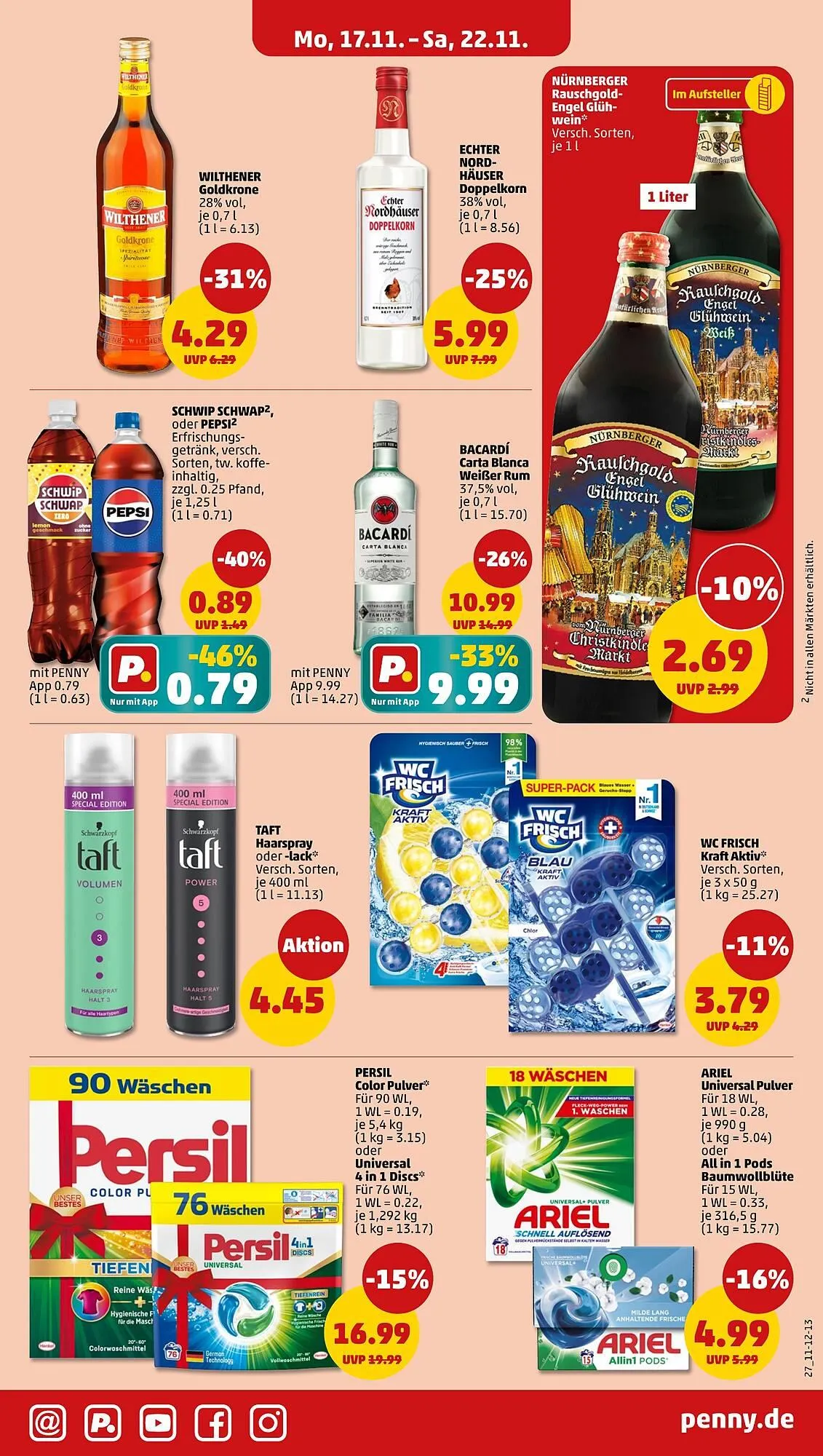 PENNY Prospekt von 17. November bis 22. November 2025 - Prospekt seite 19