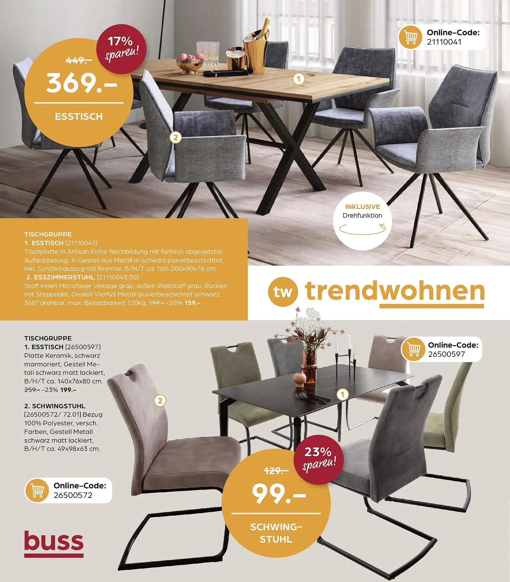 Möbel Buss Prospekt von 20. März bis 31. März 2025 - Prospekt seite 6