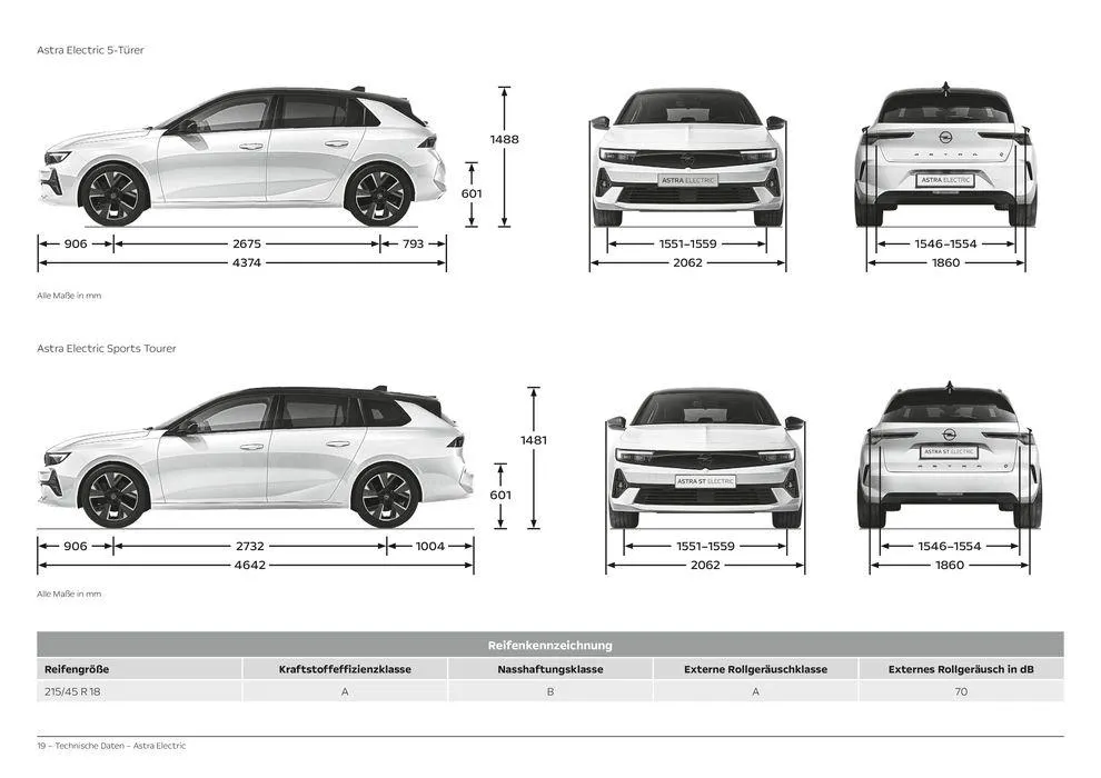 Opel Astra Electric von 13. Juli bis 13. Juli 2025 - Prospekt seite 19