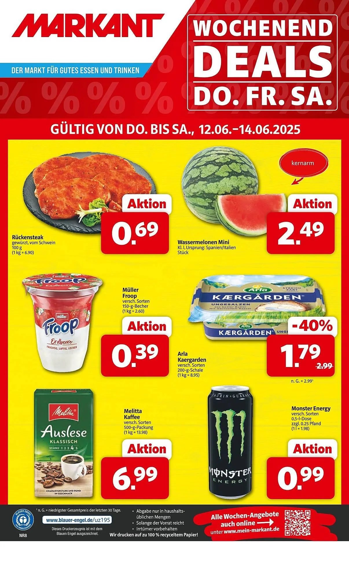 Markant Prospekt von 10. Juni bis 14. Juni 2025 - Prospekt seite 12