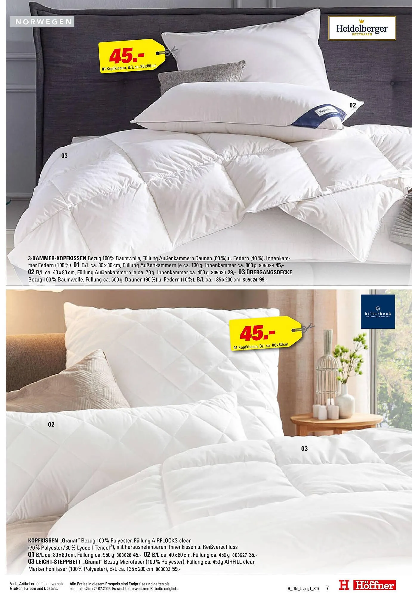 Höffner Prospekt von 3. Juni bis 29. Juli 2025 - Prospekt seite 7