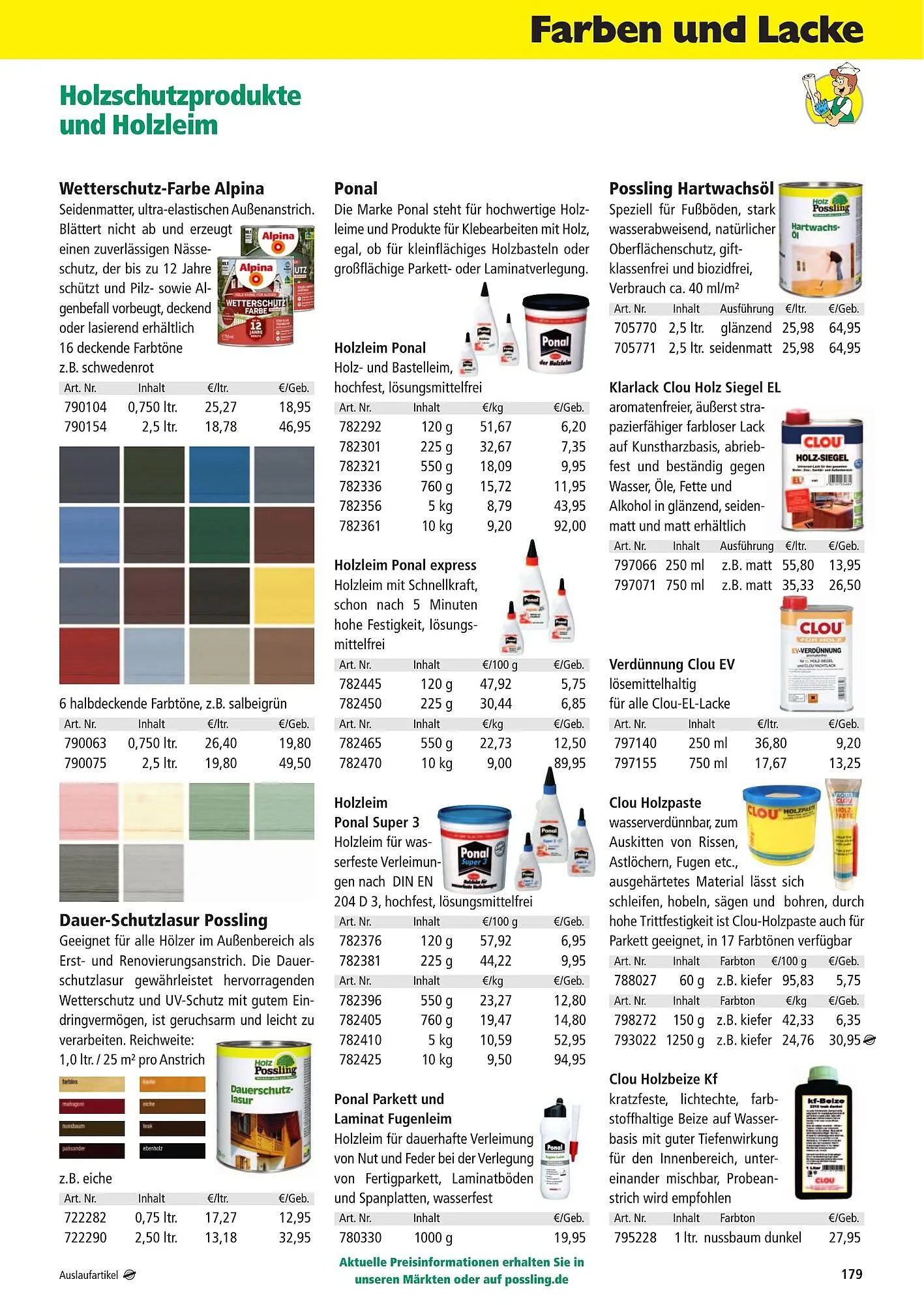 Holz Possling Prospekt von 2. Mai bis 31. Juli 2025 - Prospekt seite 179