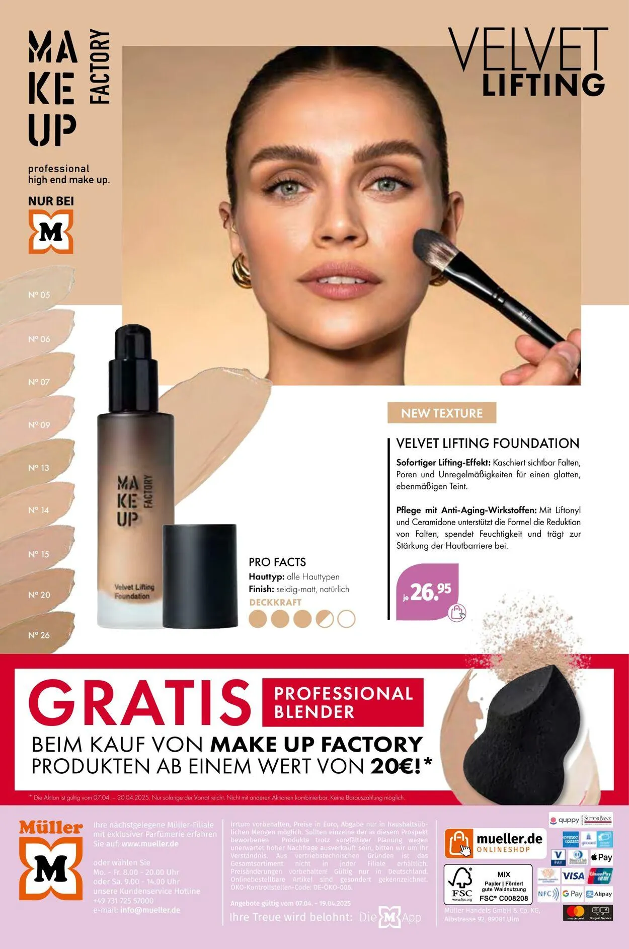 Müller Aktueller Prospekt von 14. April bis 20. April 2025 - Prospekt seite 20