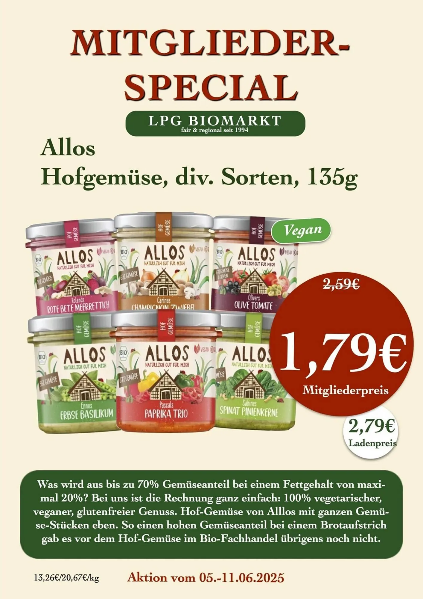 LPG Biomarkt Prospekt von 5. Juni bis 11. Juni 2025 - Prospekt seite 19