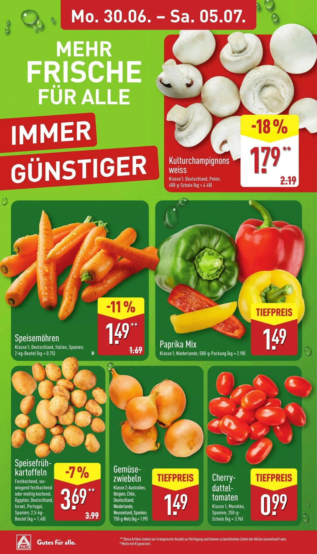 Aldi-Nord von 30. Juni bis 5. Juli 2025 - Prospekt seite 6