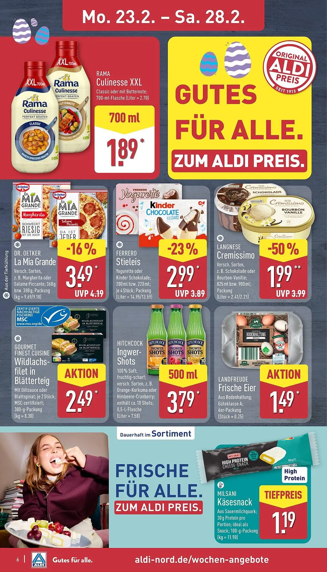 Aldi Nord Prospekt von 23. Februar bis 28. Februar 2026 - Prospekt seite 6
