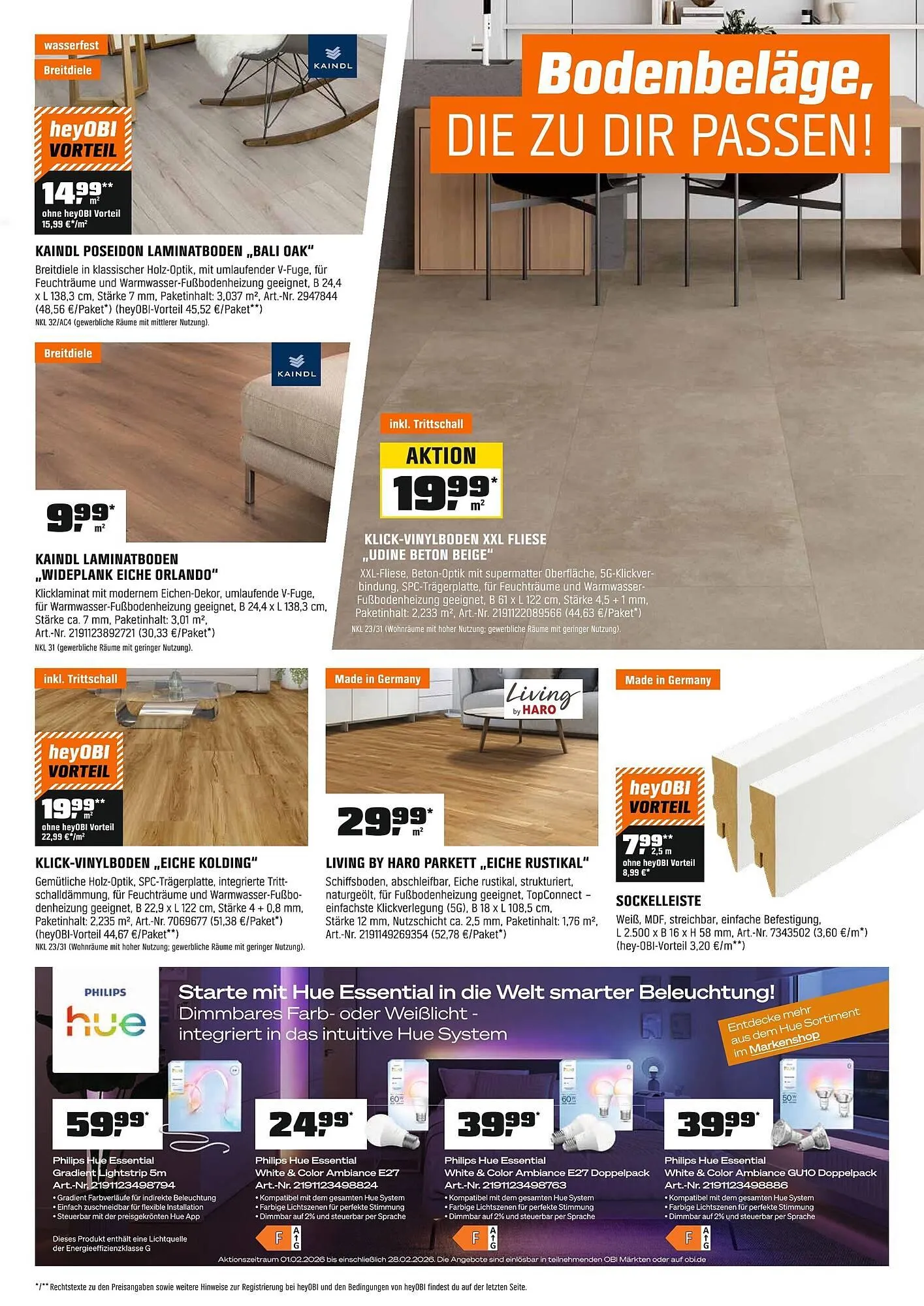 OBI Prospekt von 30. Januar bis 28. Februar 2026 - Prospekt seite 8