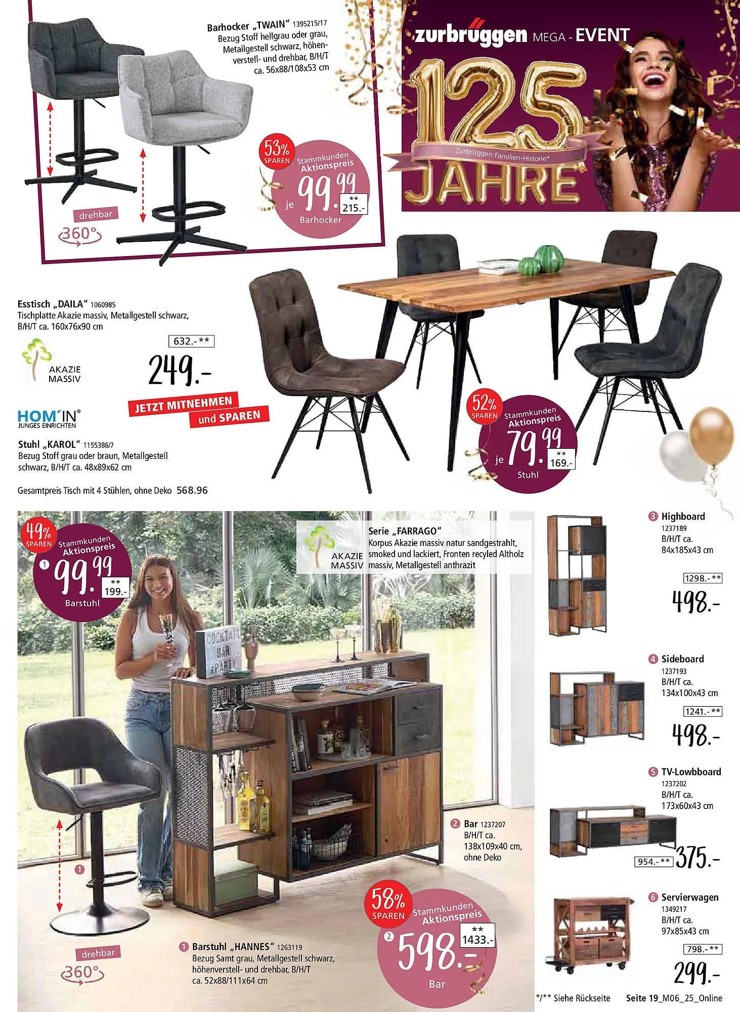 Zurbrüggen Prospekt von 2. Mai bis 17. Mai 2025 - Prospekt seite 19