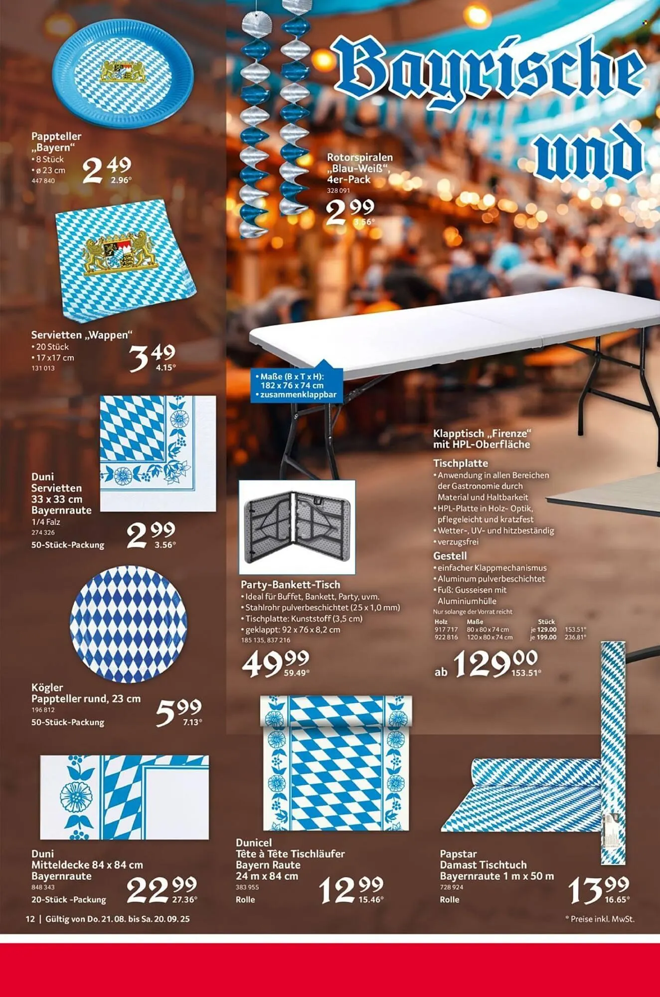 Selgros Prospekt von 21. August bis 20. September 2025 - Prospekt seite 12