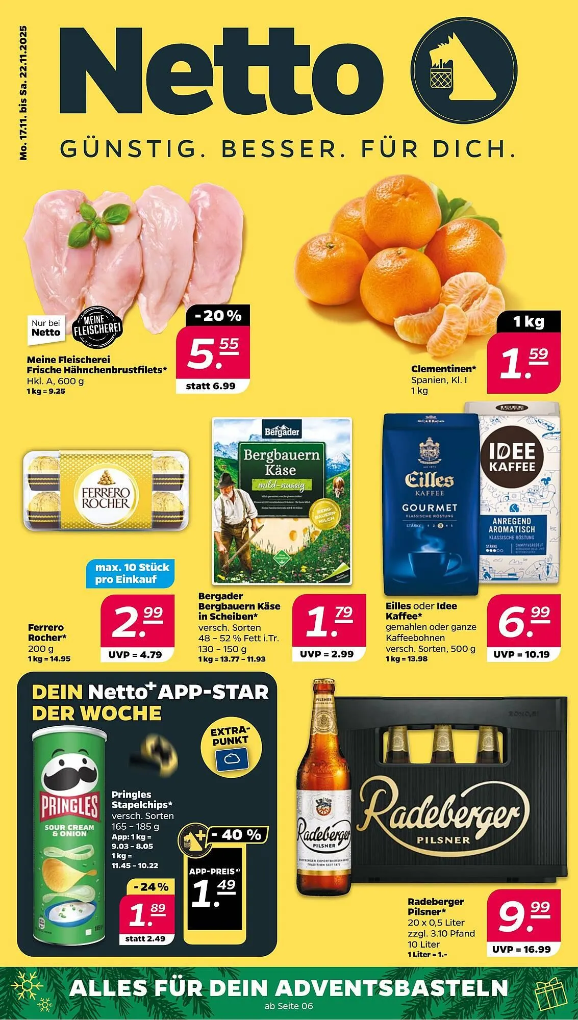 NETTO Prospekt von 17. November bis 22. November 2025 - Prospekt seite 1