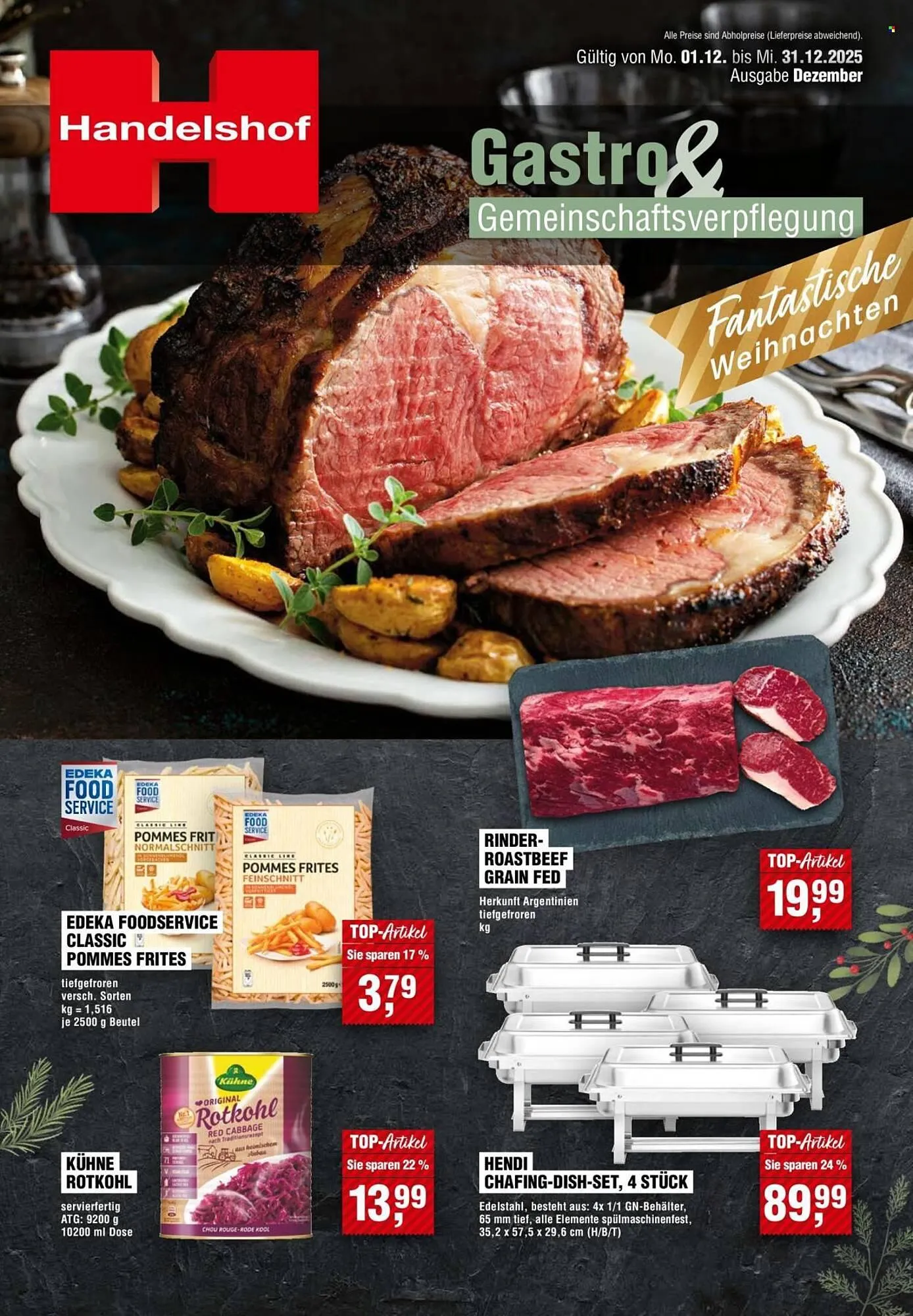 Handelshof Prospekt von 1. Dezember bis 31. Dezember 2025 - Prospekt seite 1