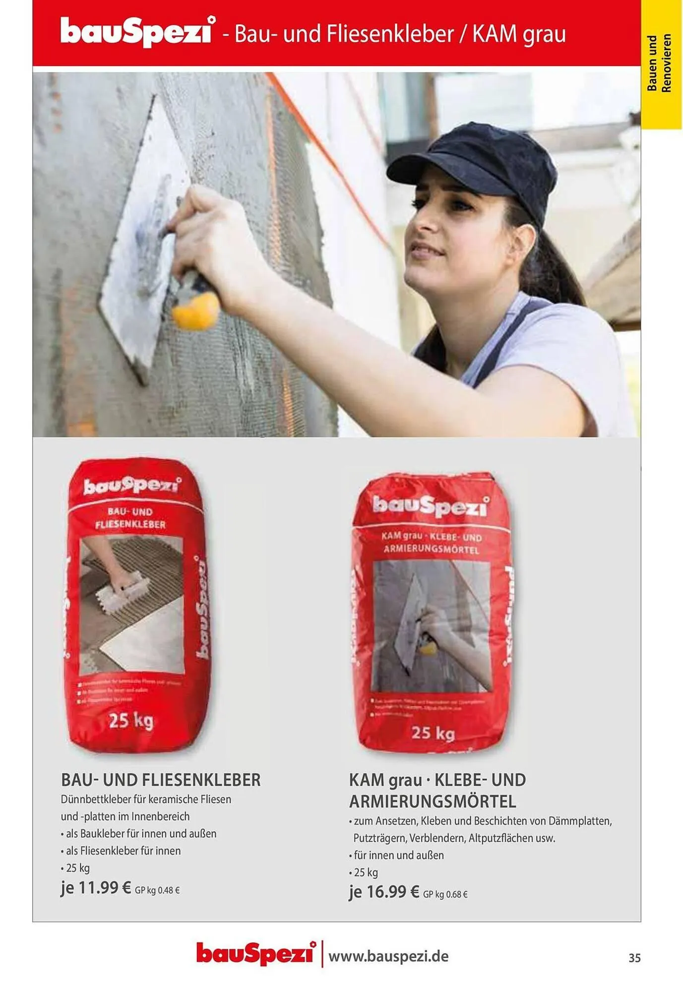 BauSpezi Prospekt von 15. April bis 31. Dezember 2026 - Prospekt seite 37