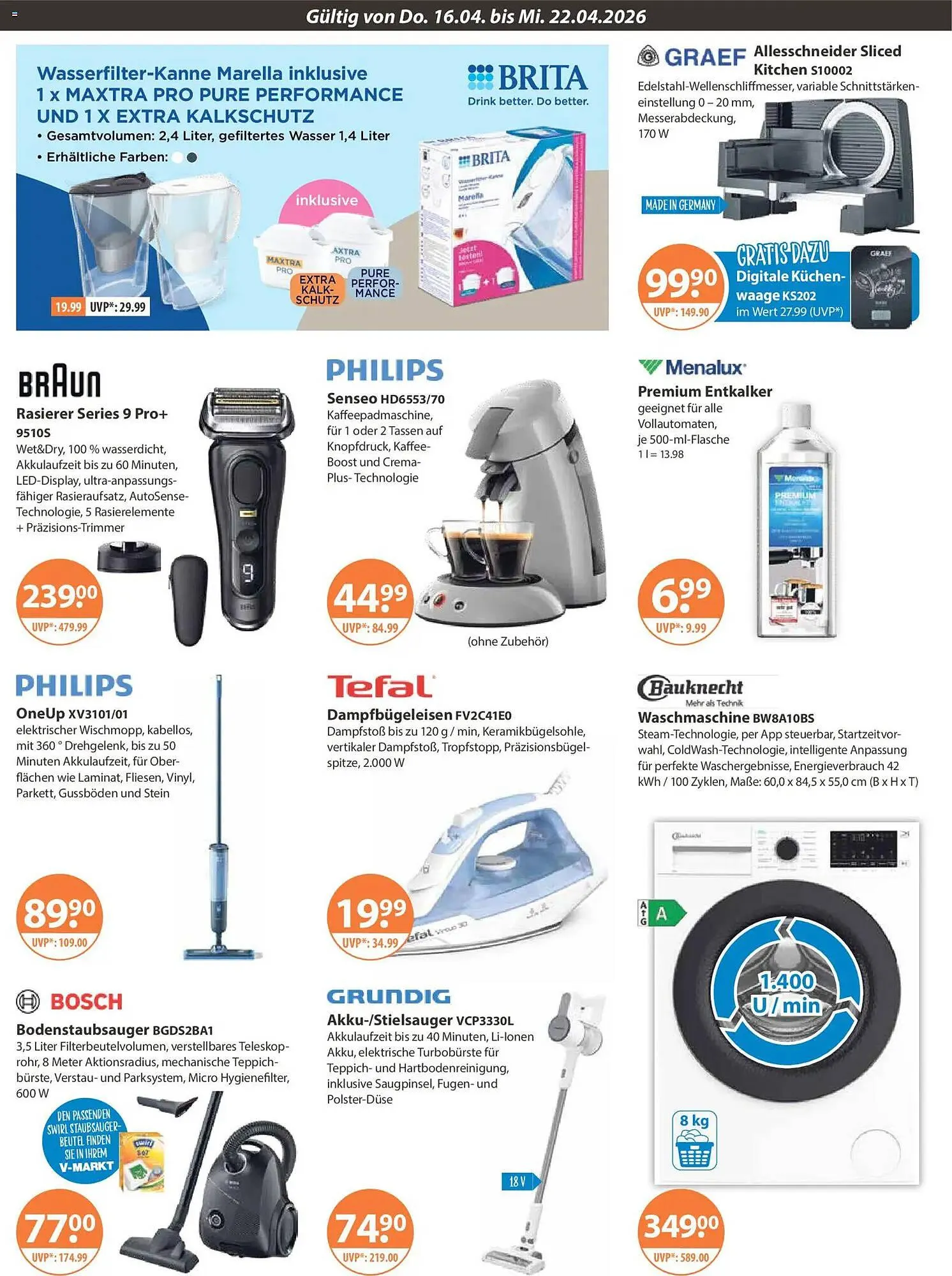 V Markt Prospekt von 16. April bis 22. April 2026 - Prospekt seite 18