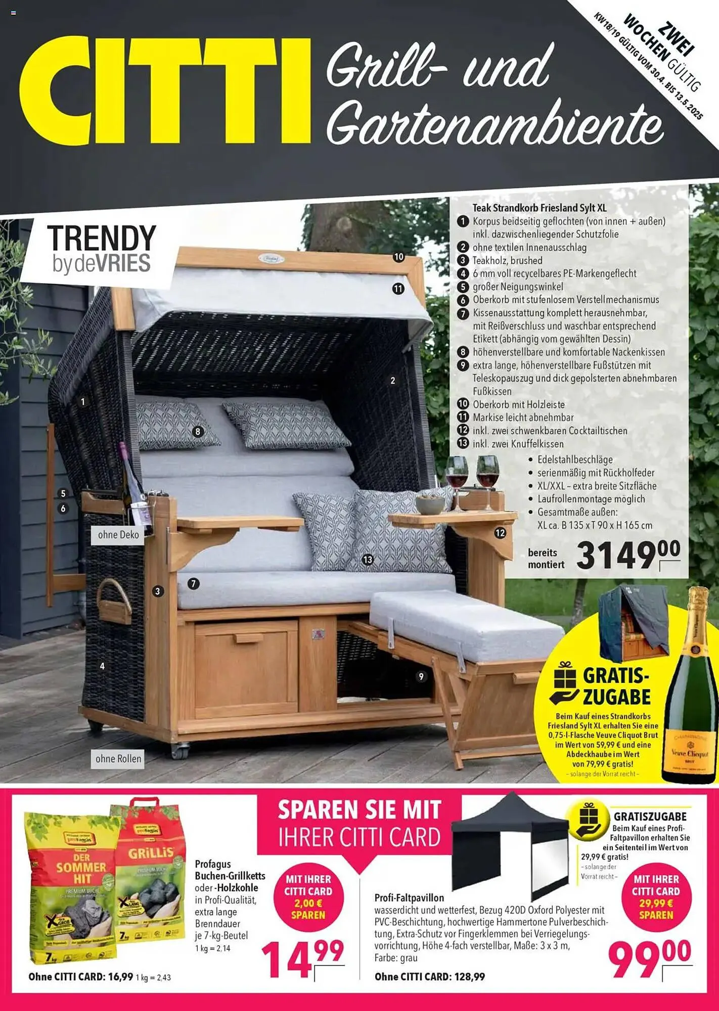 CITTI Markt Prospekt von 30. April bis 13. Mai 2025 - Prospekt seite 1