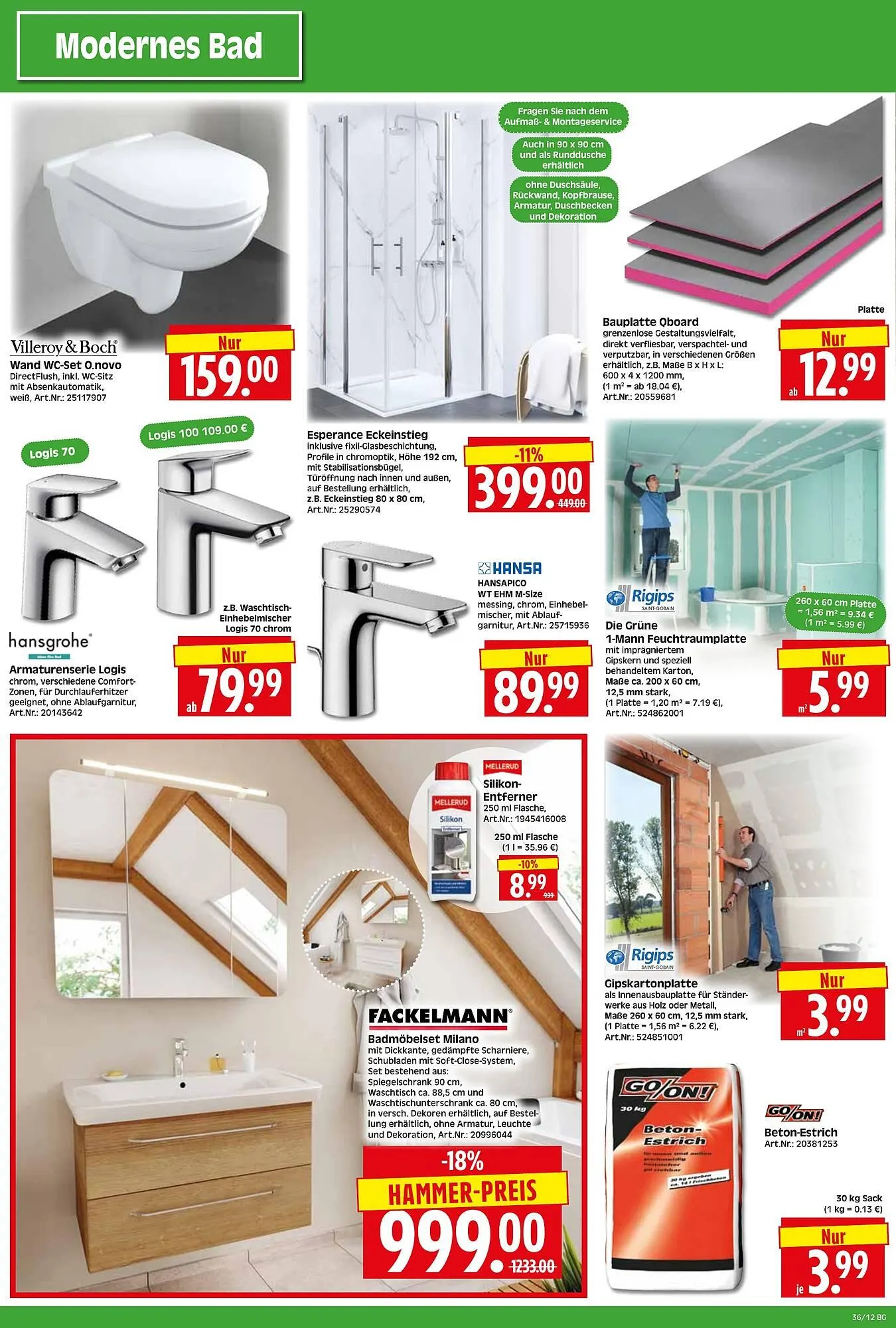 Herkules Baumarkt Prospekt von 1. September bis 6. September 2025 - Prospekt seite 12