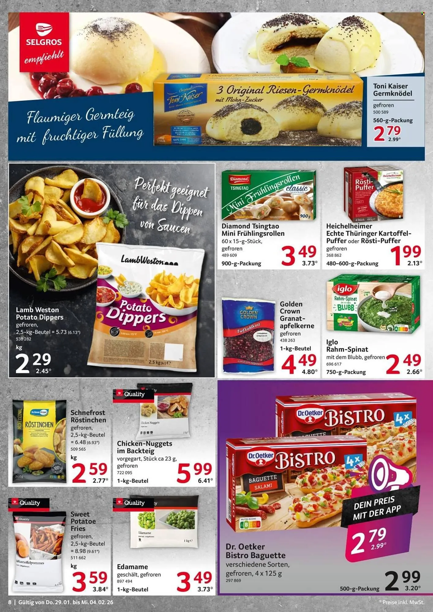 Selgros Prospekt von 29. Januar bis 4. Februar 2026 - Prospekt seite 8