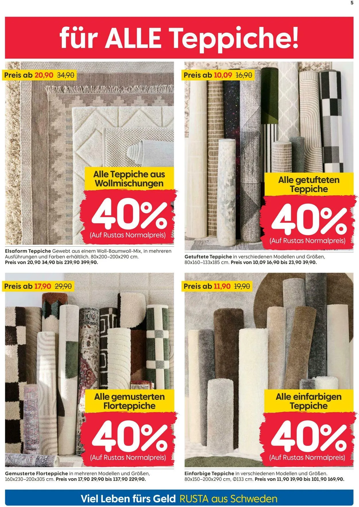 Rusta von 20. Oktober bis 3. November 2025 - Prospekt seite 5