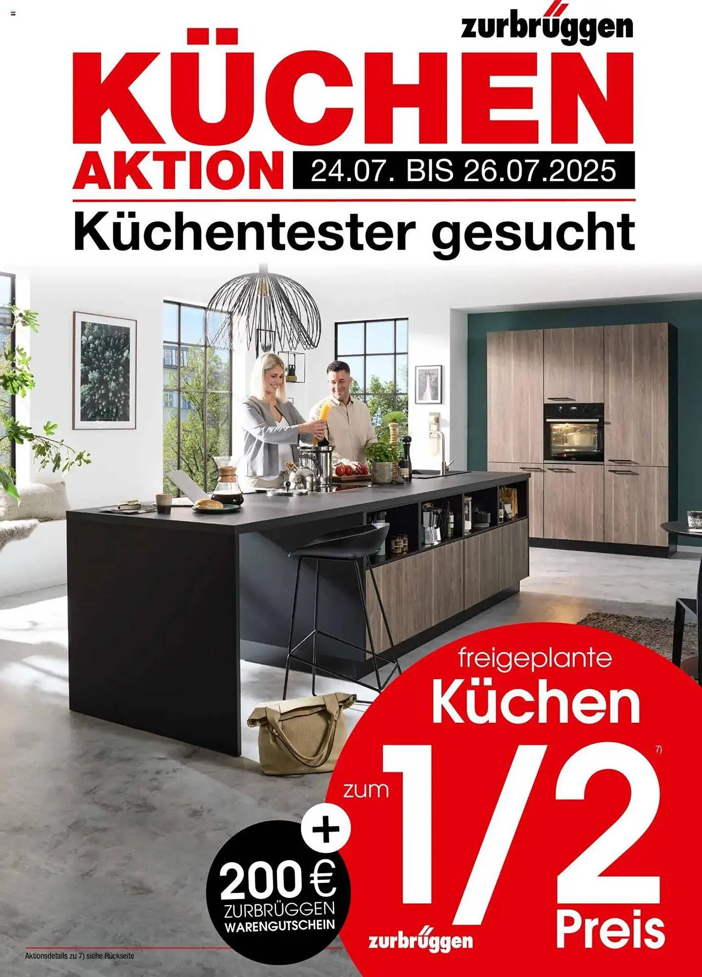 Zurbrüggen Prospekt von 24. Juli bis 26. Juli 2025 - Prospekt seite 1