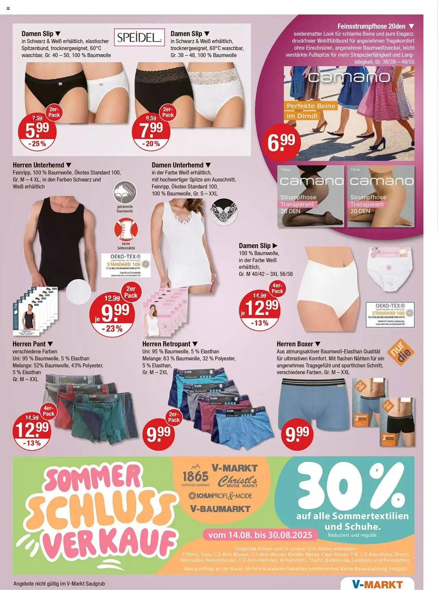 V Markt Prospekt von 14. August bis 20. August 2025 - Prospekt seite 19