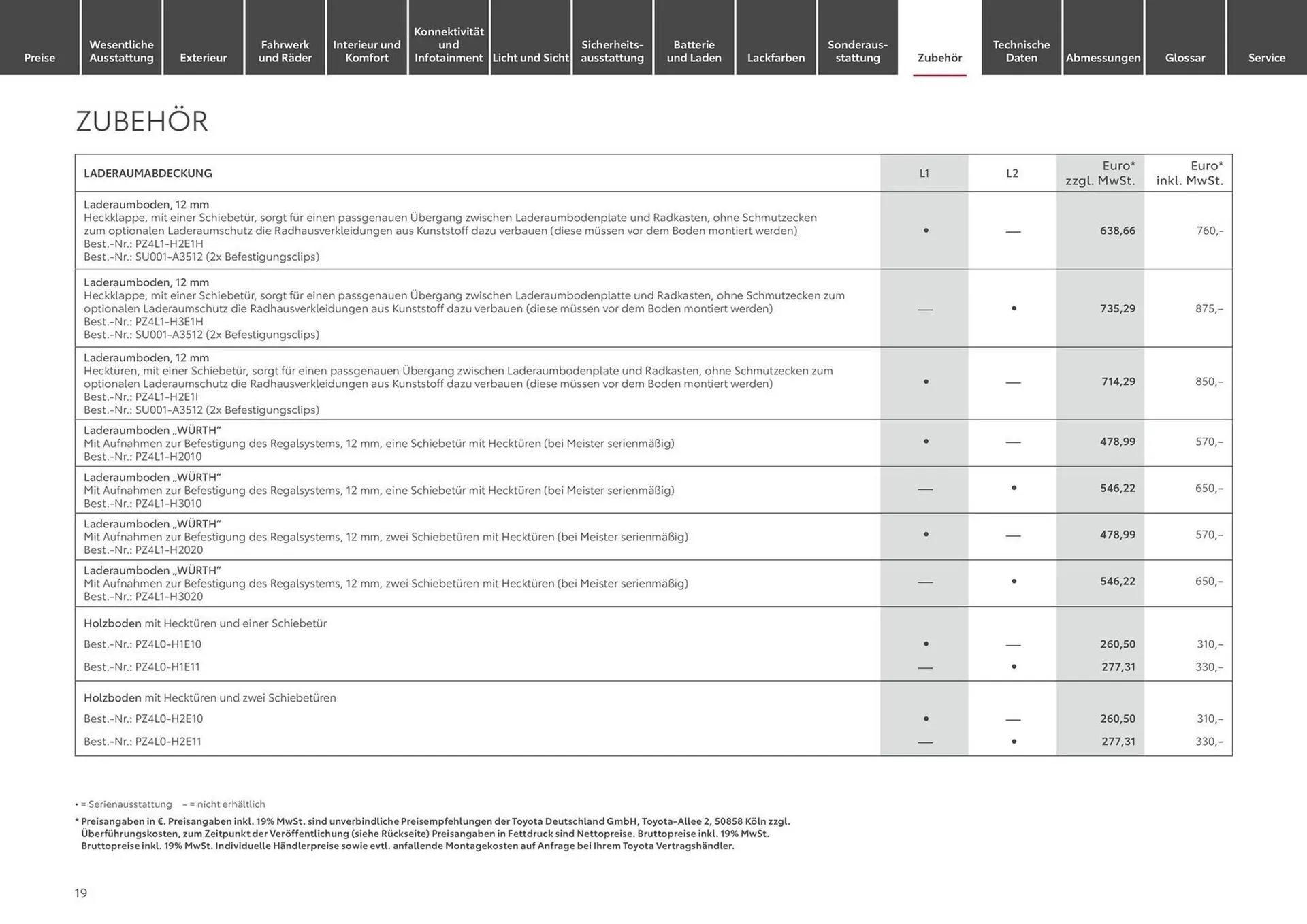 Toyota Prospekt von 15. Juni bis 15. Juni 2025 - Prospekt seite 19
