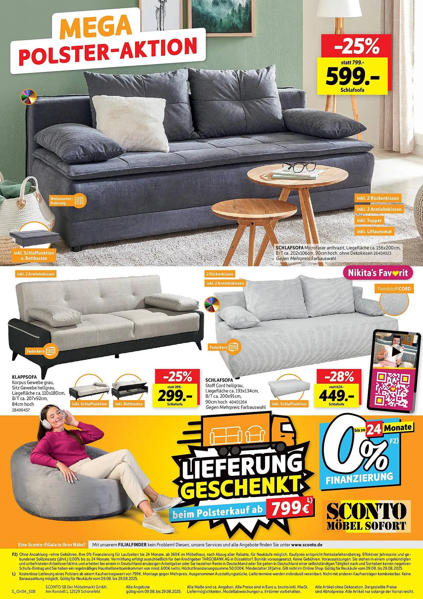 SCONTO Prospekt von 9. August bis 29. August 2025 - Prospekt seite 8