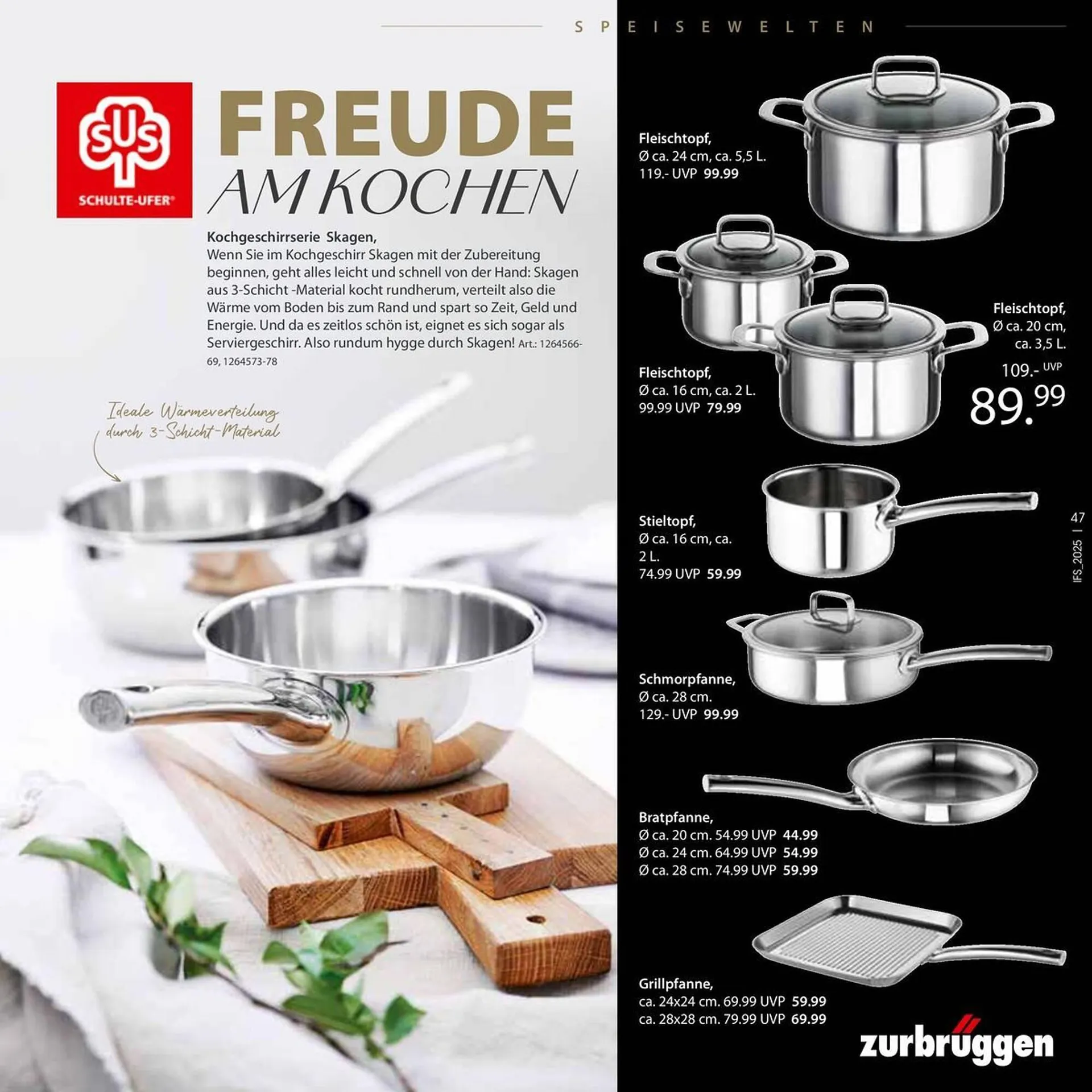 Zurbrüggen Prospekt von 18. Mai bis 7. Juni 2025 - Prospekt seite 47