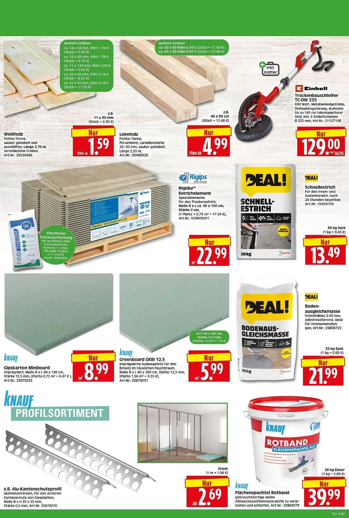 Herkules Baumarkt Prospekt von 16. März bis 21. März 2026 - Prospekt seite 14