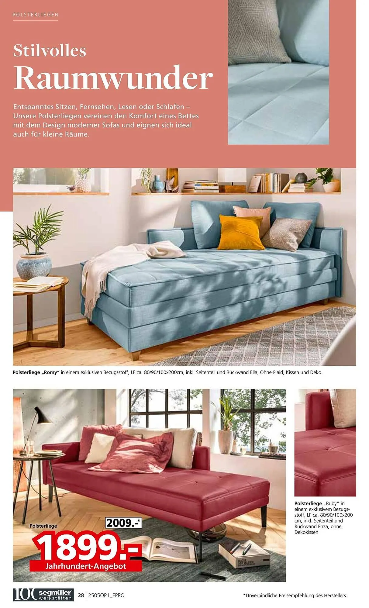 Segmüller Prospekt von 24. Mai bis 31. August 2025 - Prospekt seite 28