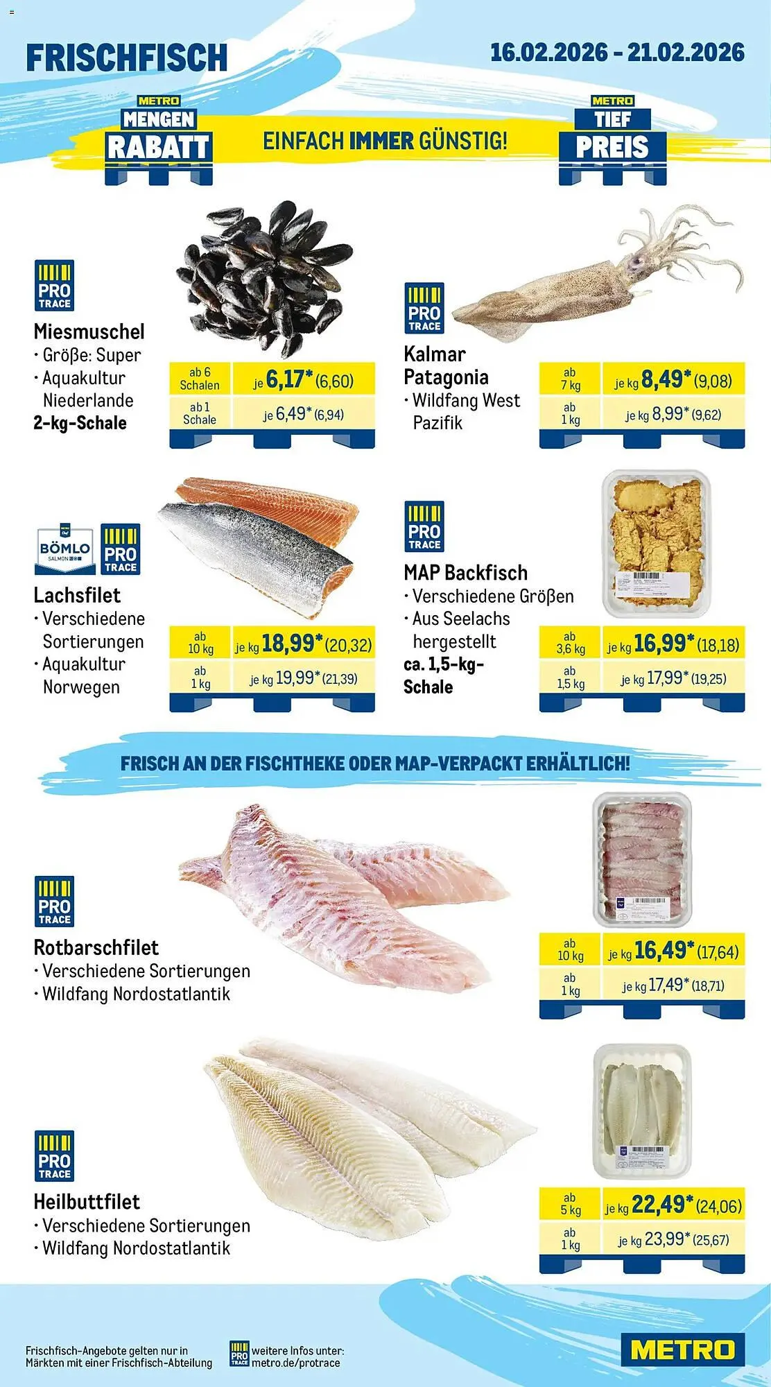 METRO Prospekt von 16. Februar bis 21. Februar 2026 - Prospekt seite 6
