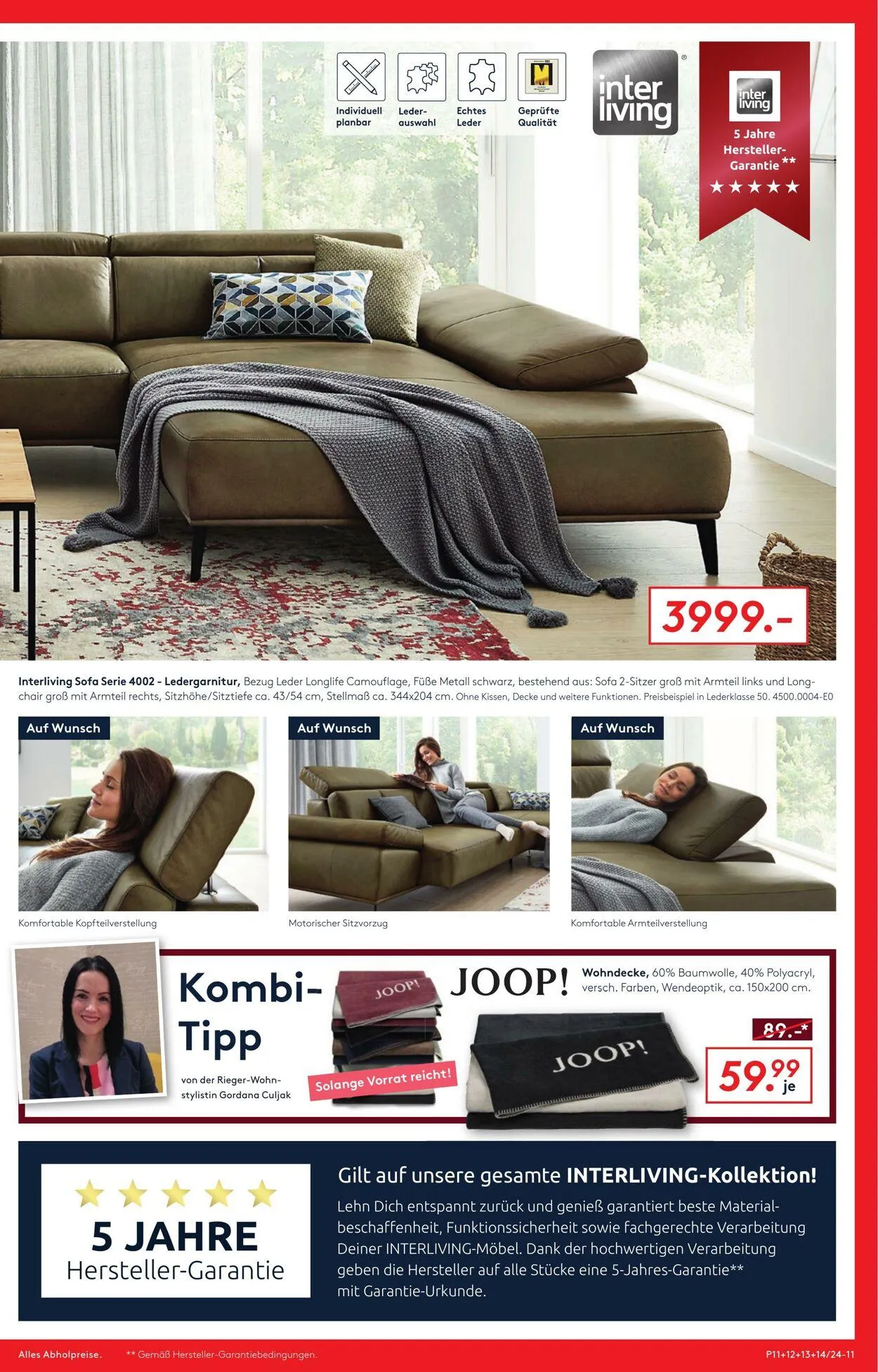 Möbel Rieger Aktueller Prospekt von 8. Oktober bis 22. Oktober 2025 - Prospekt seite 11