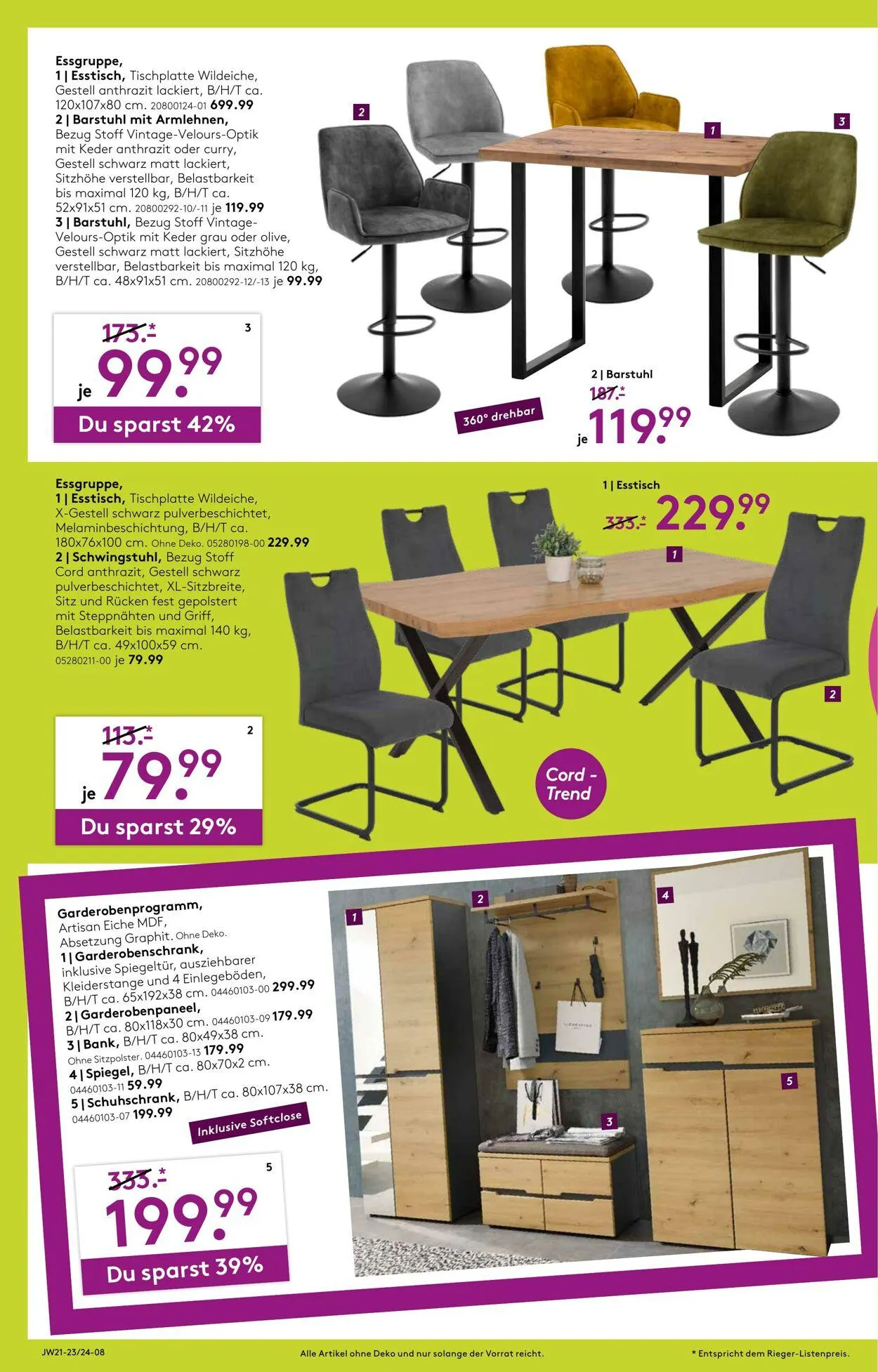 Möbel Rieger Aktueller Prospekt von 6. Mai bis 20. Mai 2026 - Prospekt seite 8