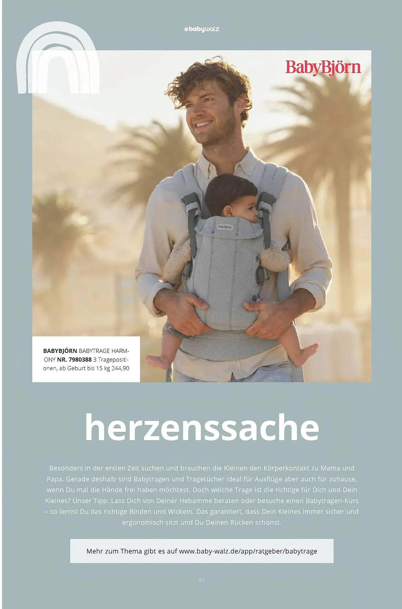 Baby Walz Prospekt von 29. November bis 1. Februar 2025 - Prospekt seite 97