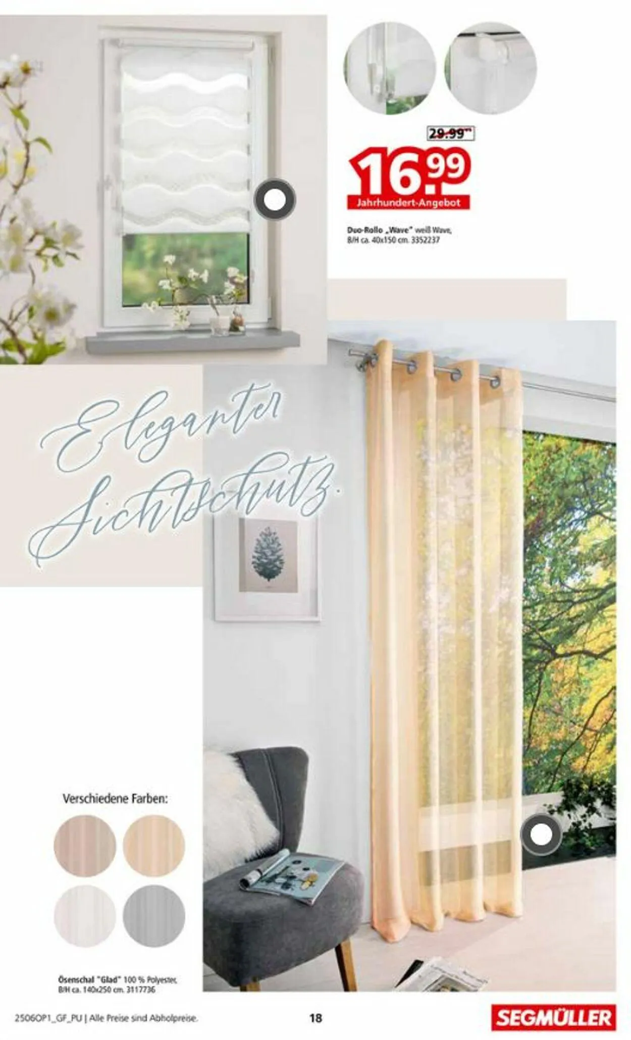 SEGMÜLLER von 31. Mai bis 30. August 2025 - Prospekt seite 18