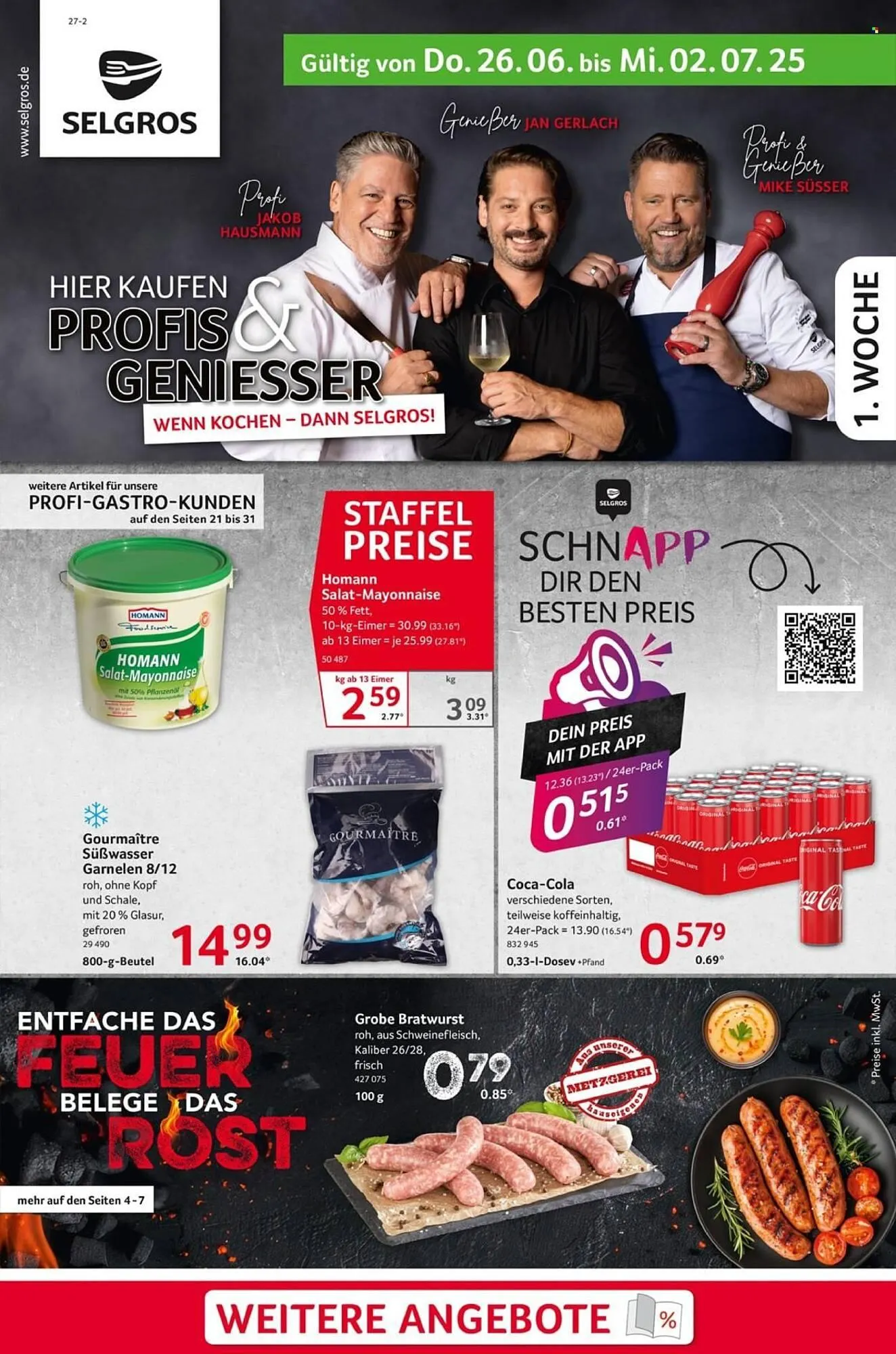Selgros Prospekt von 26. Juni bis 2. Juli 2025 - Prospekt seite 1