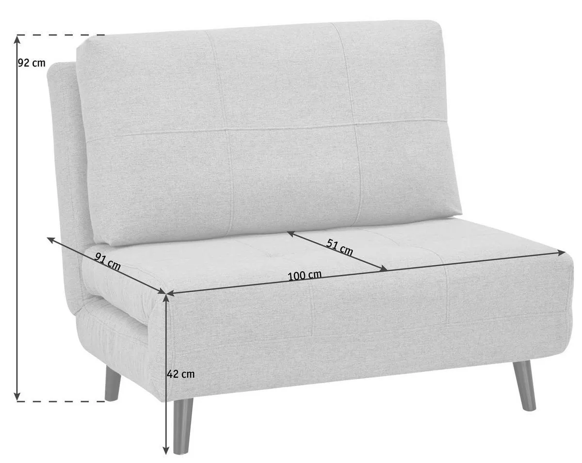 in Webstoff Hellgrau