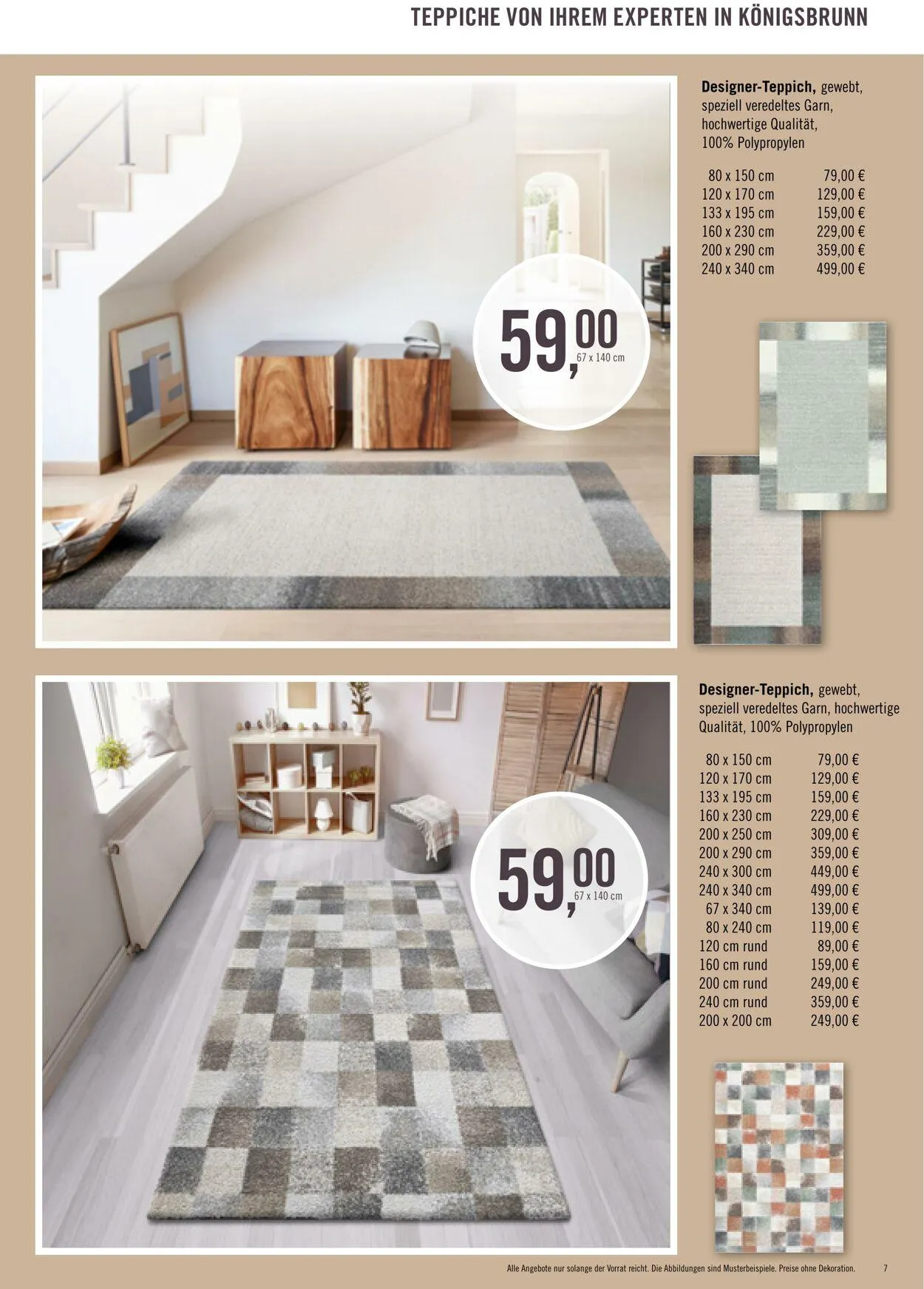 Ihr Teppichfreund Aktueller Prospekt von 27. Mai bis 10. Juni 2025 - Prospekt seite 7