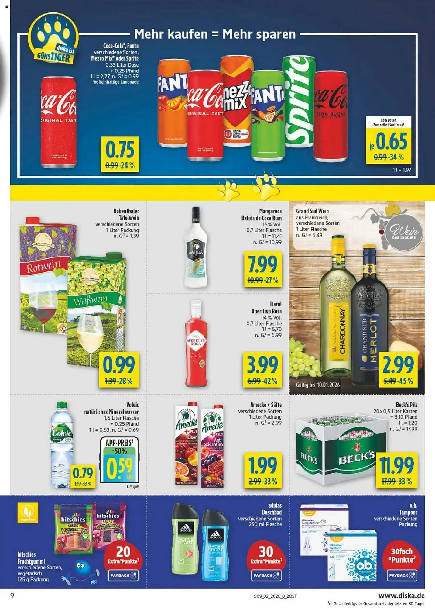 Diska Prospekt von 5. Januar bis 10. Januar 2026 - Prospekt seite 9