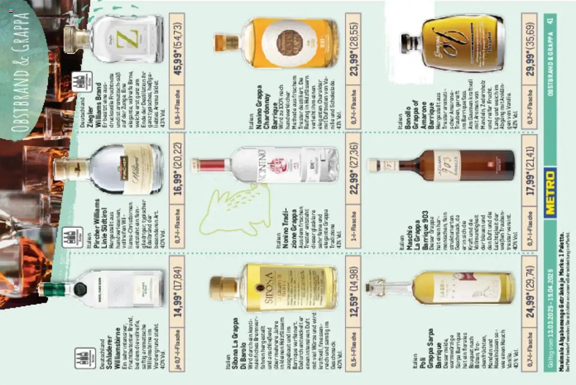 METRO Prospekt von 13. März bis 19. April 2025 - Prospekt seite 41