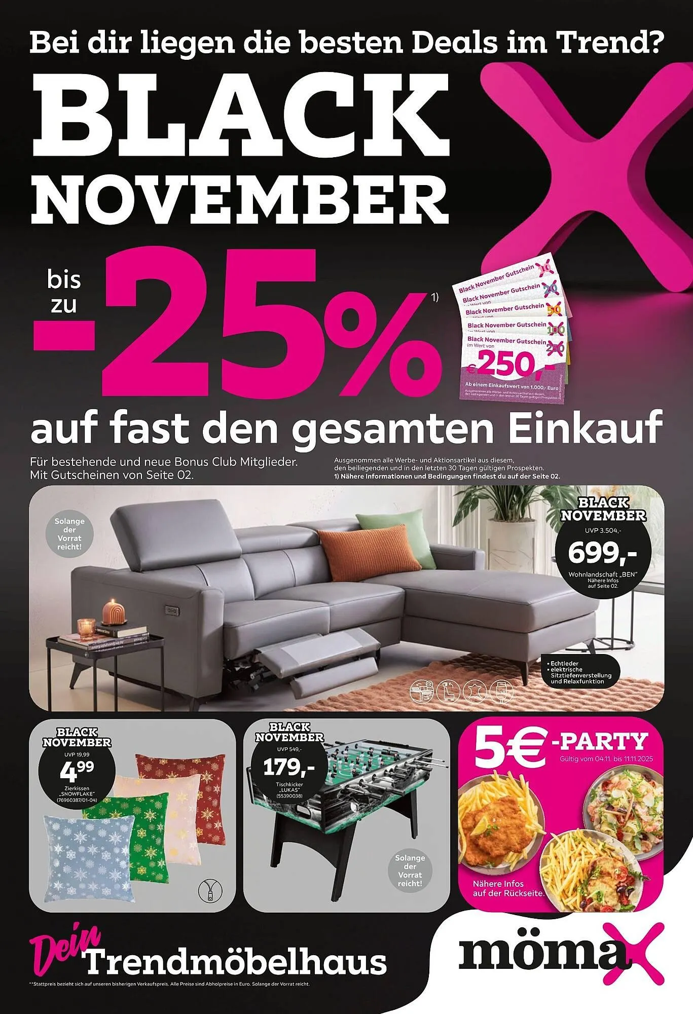 Mömax Prospekt von 3. November bis 11. November 2025 - Prospekt seite 1